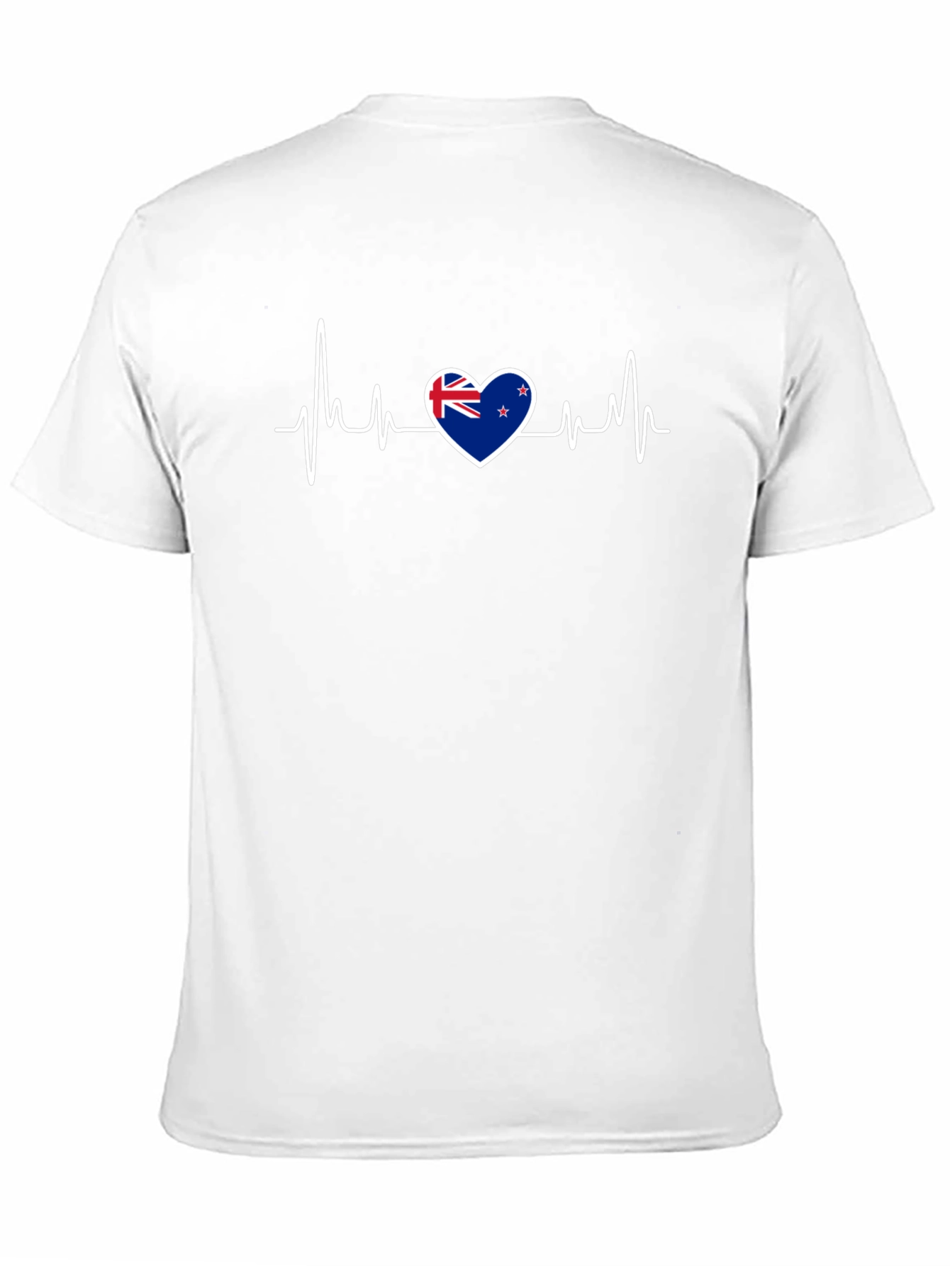New Zealand Flag Heartbeat T-Shirt
