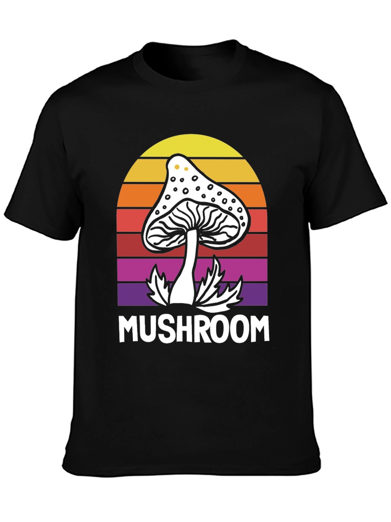 Retro Mushroom Graphic Tee - Unisex