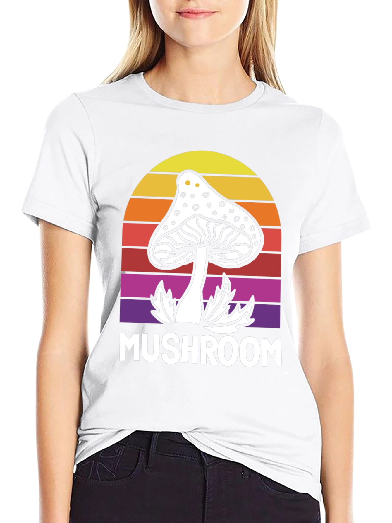 Retro Mushroom Graphic Tee - Unisex