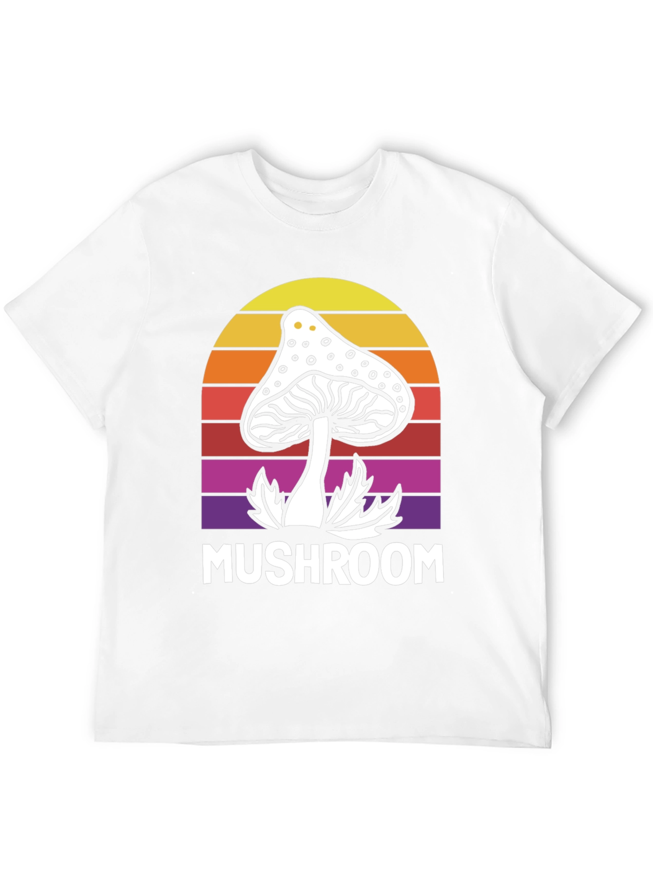 Retro Mushroom Graphic Tee - Unisex