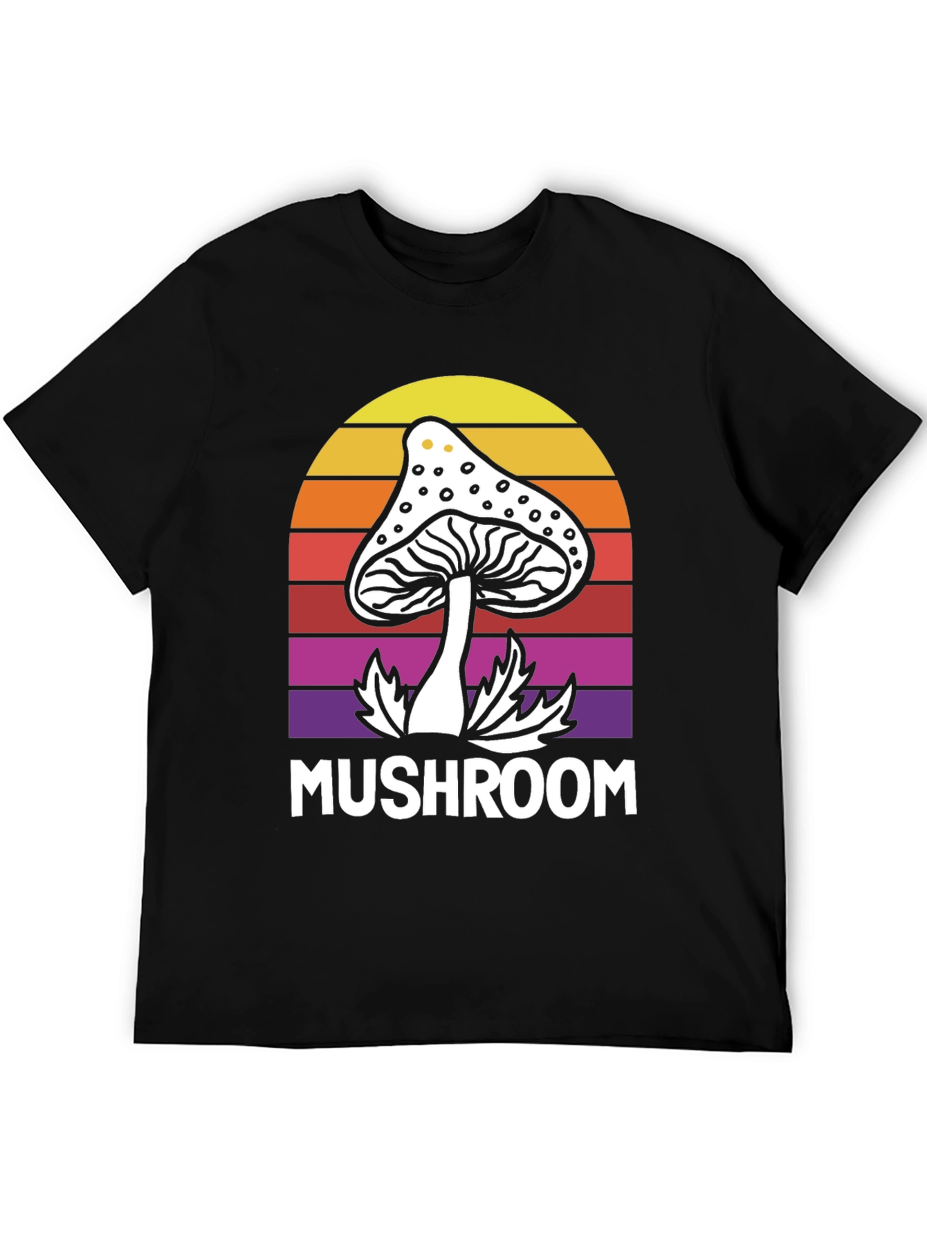 Retro Mushroom Graphic Tee - Unisex