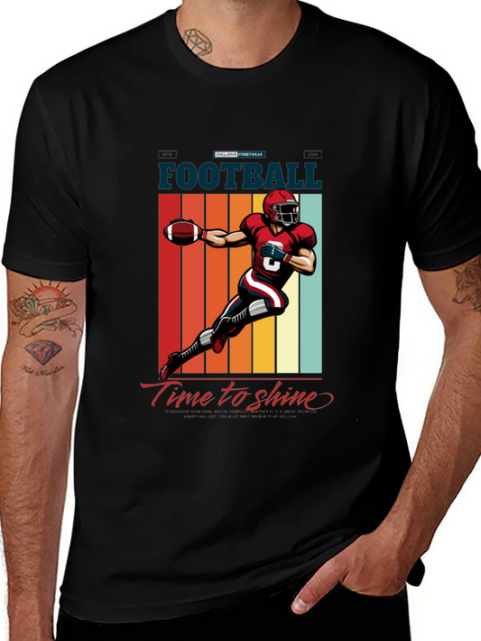 Football Time to Shine Graphic Tee
