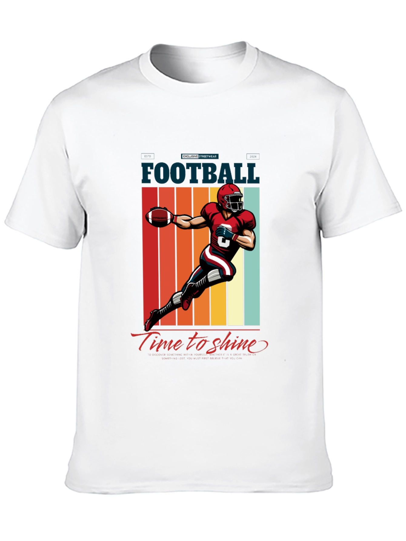 Football Time to Shine Graphic Tee