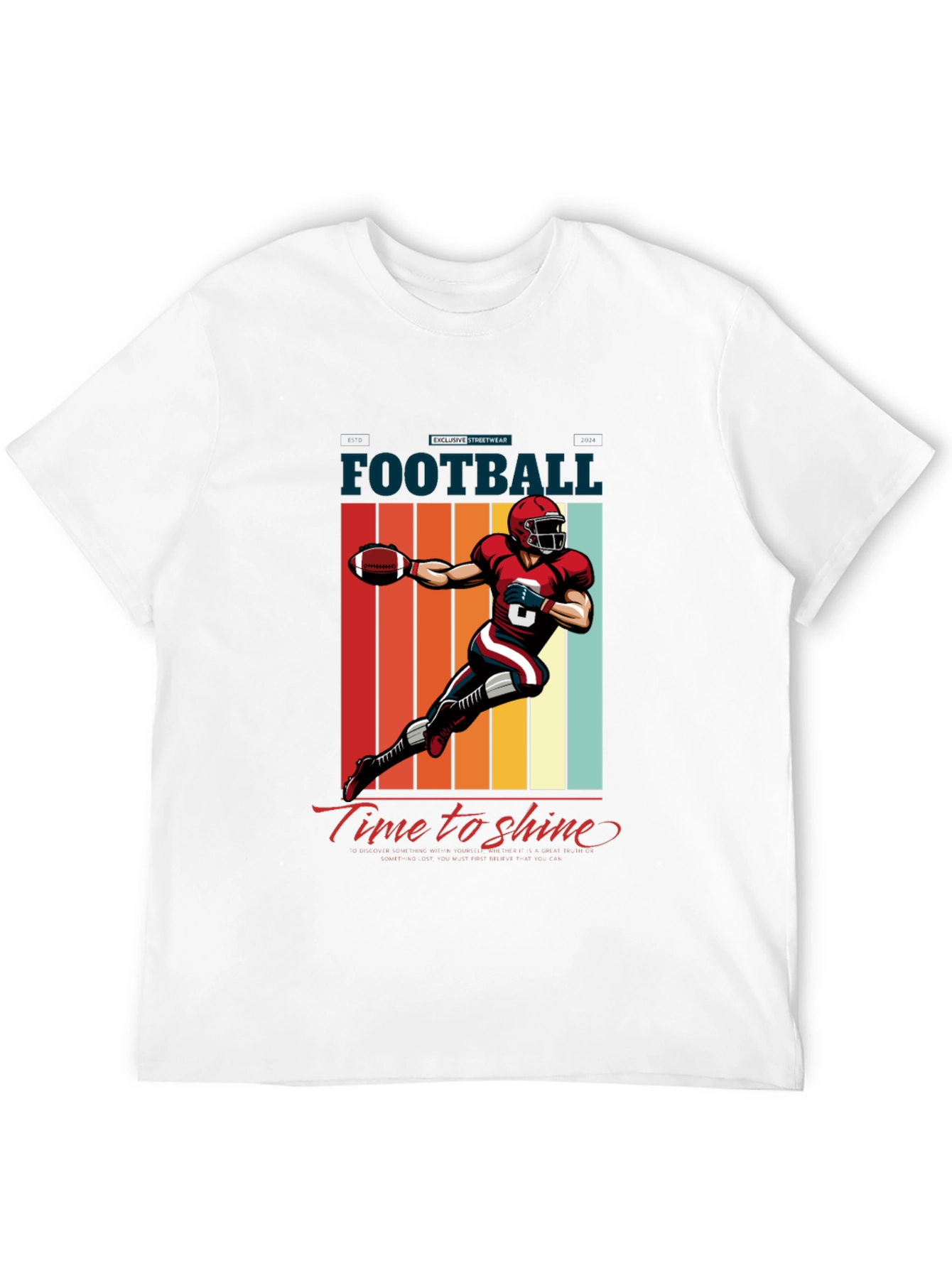 Football Time to Shine Graphic Tee