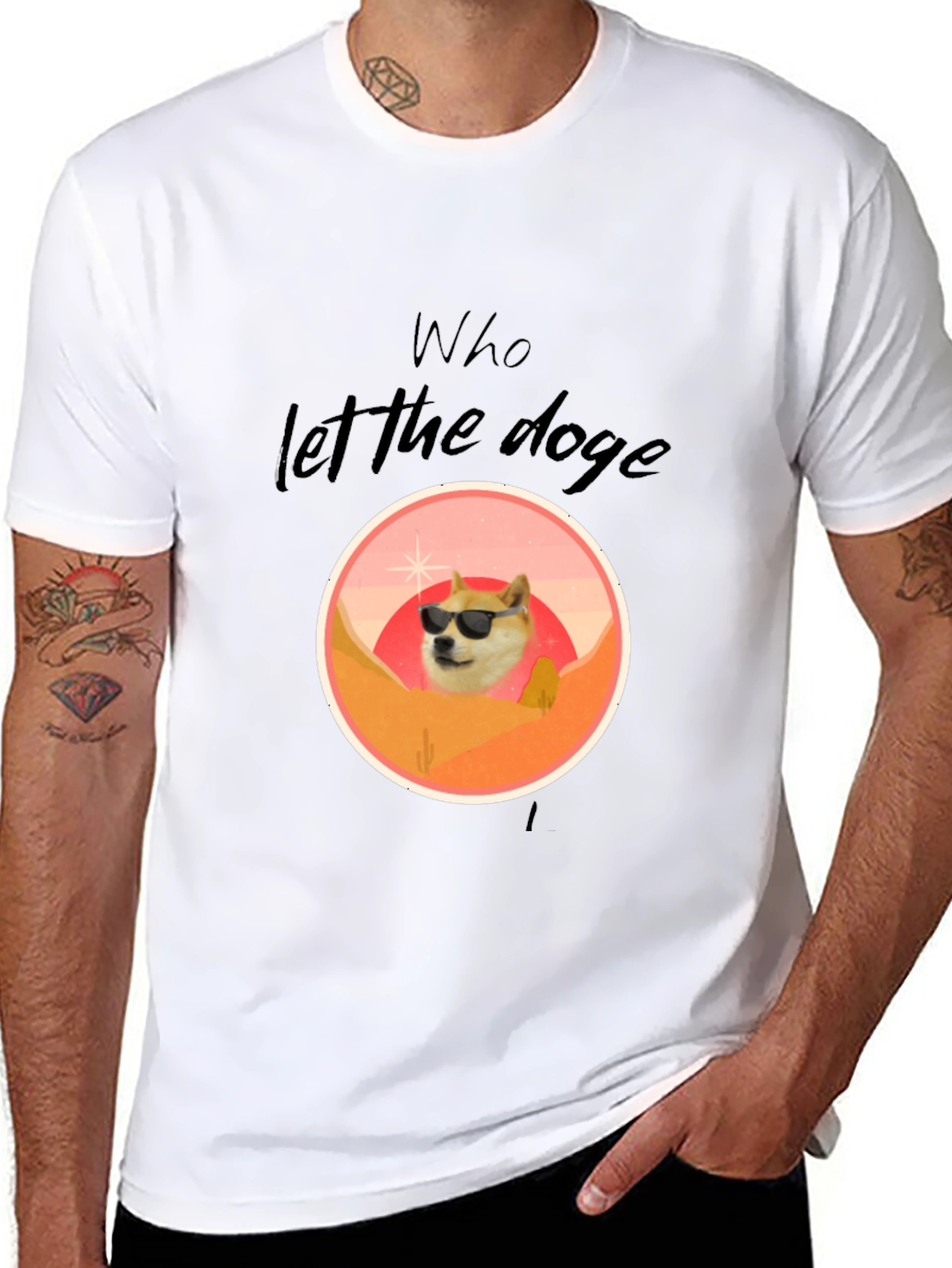 Who Let The Doge Out T-Shirt