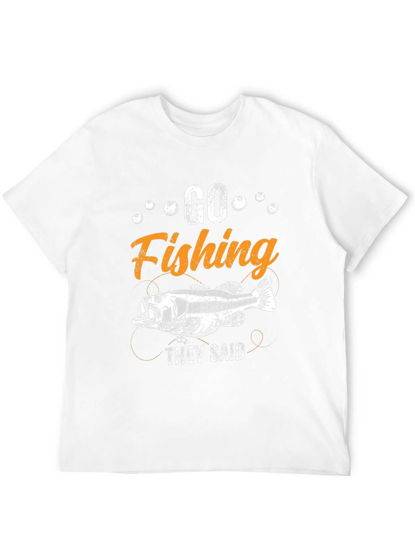 Go Fishing T-Shirt - Funny Fisherman Tee