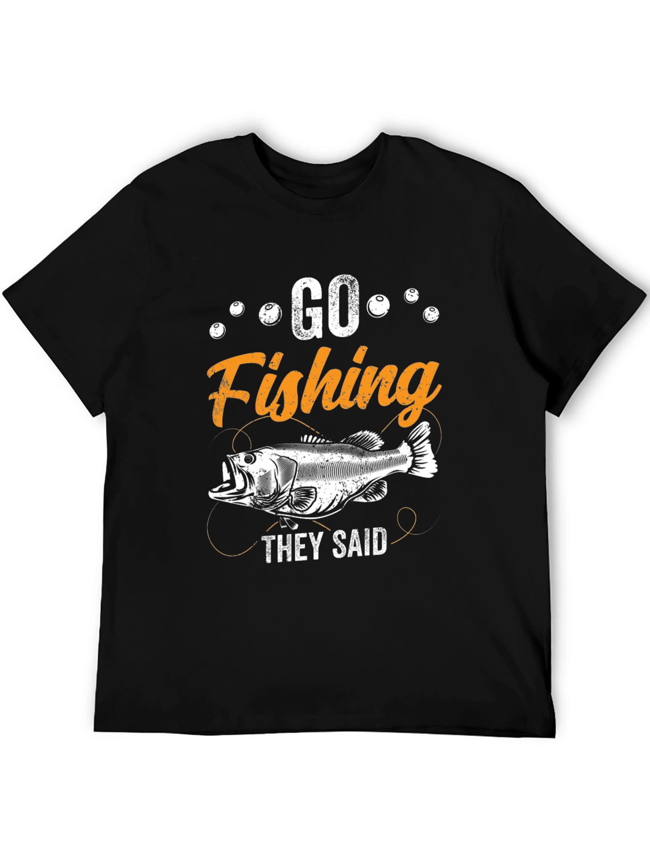 Go Fishing T-Shirt - Funny Fisherman Tee