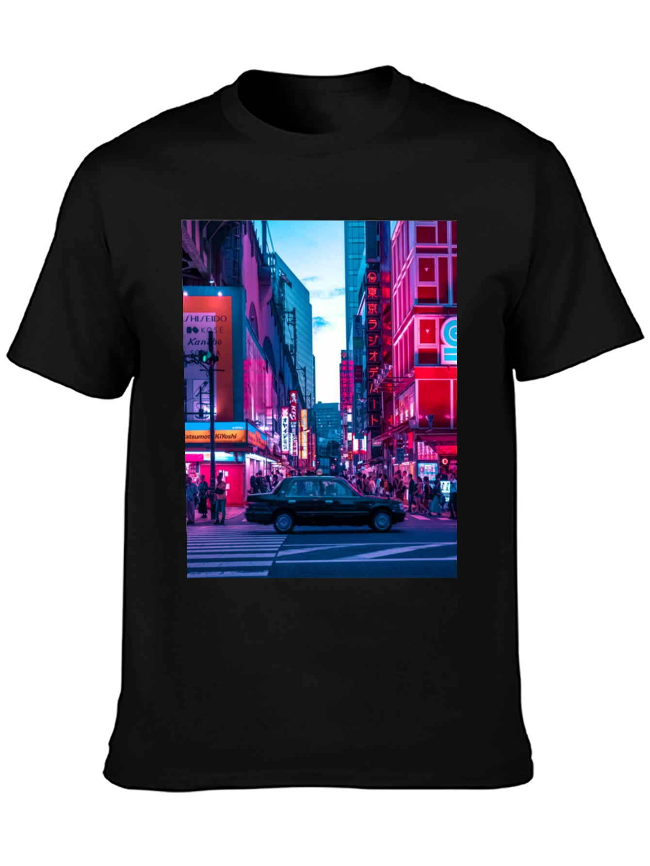 Neon Cityscape Graphic Tee
