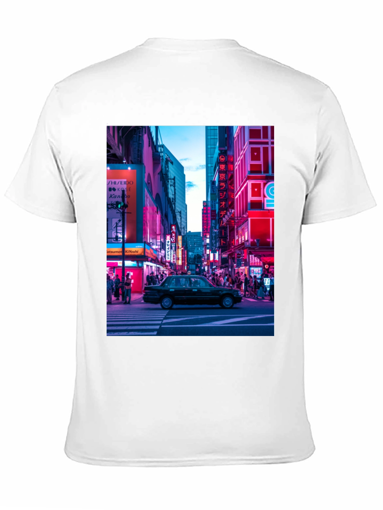 Neon Cityscape Graphic Tee