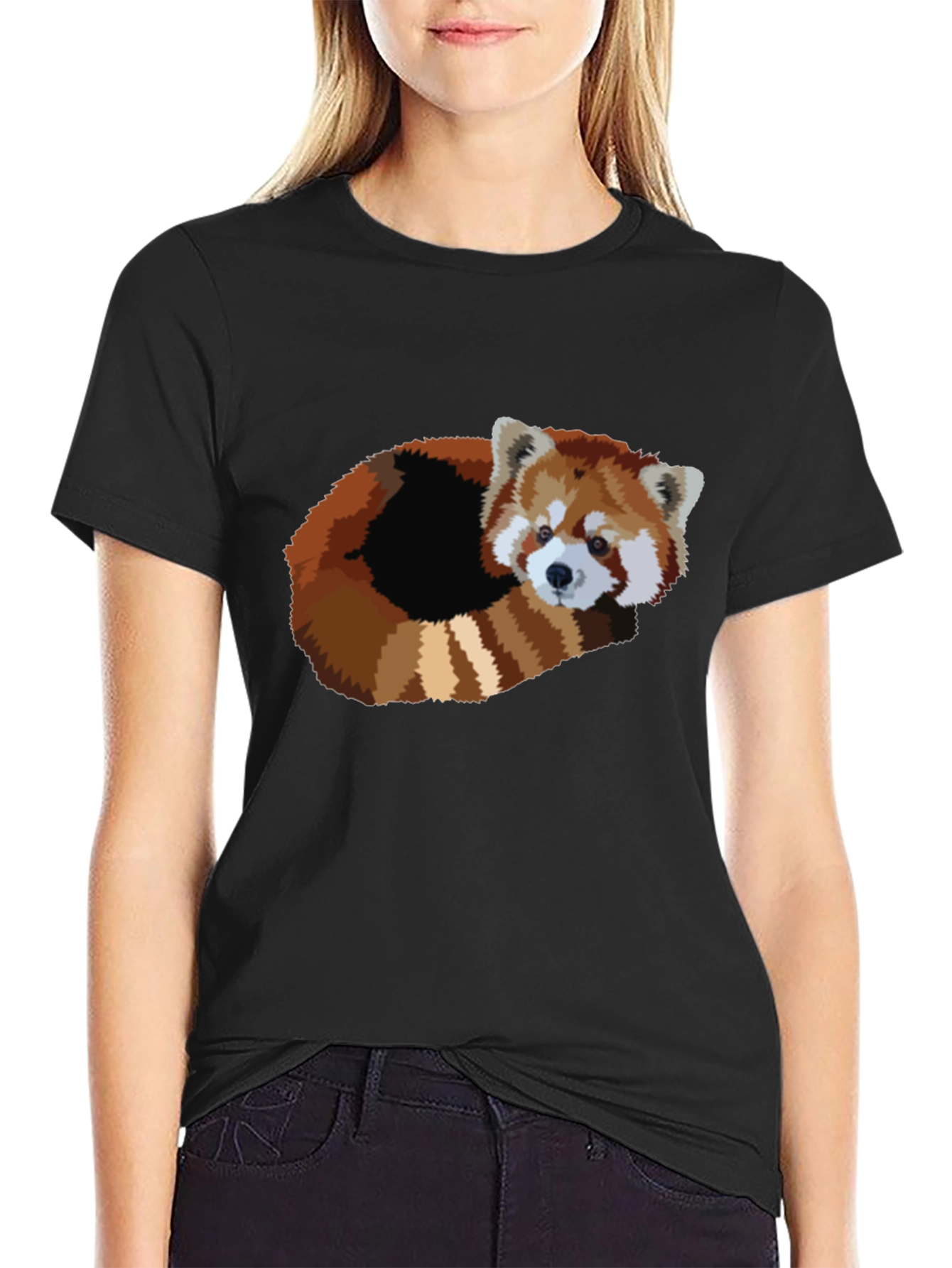 Red Panda Graphic T-Shirt - Soft Cotton Blend