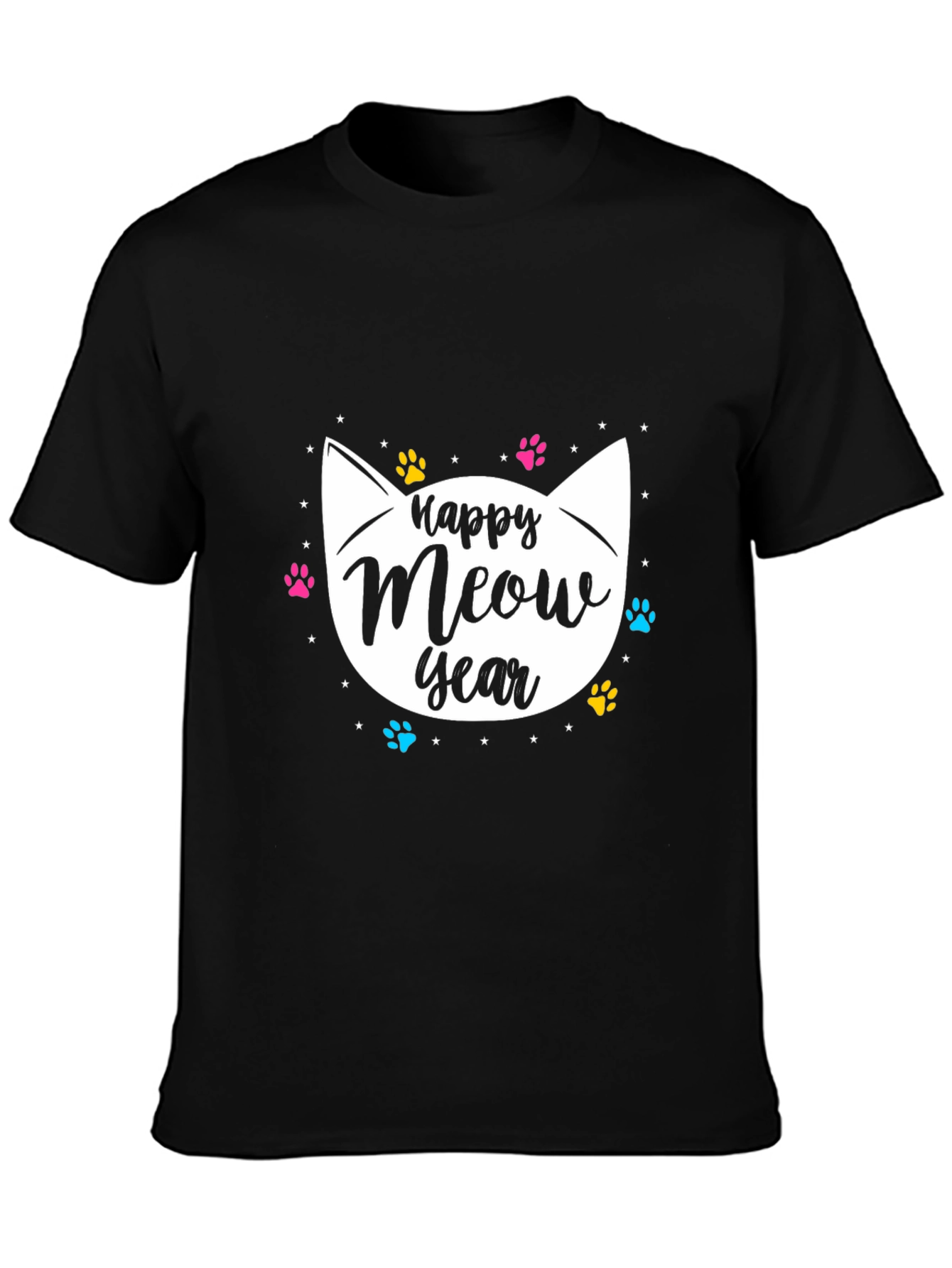 Happy Meow Year Cat T-Shirt