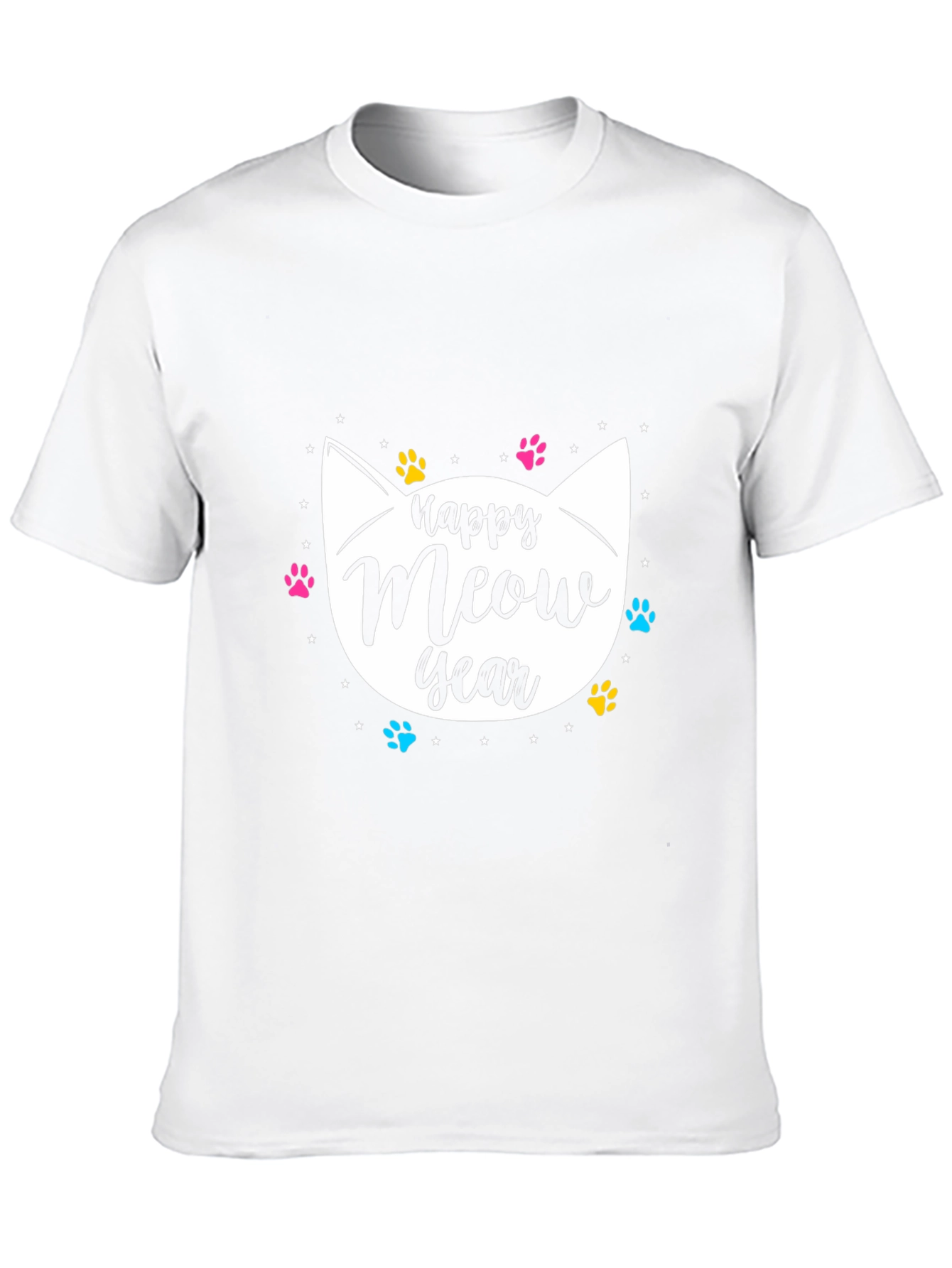 Happy Meow Year Cat T-Shirt