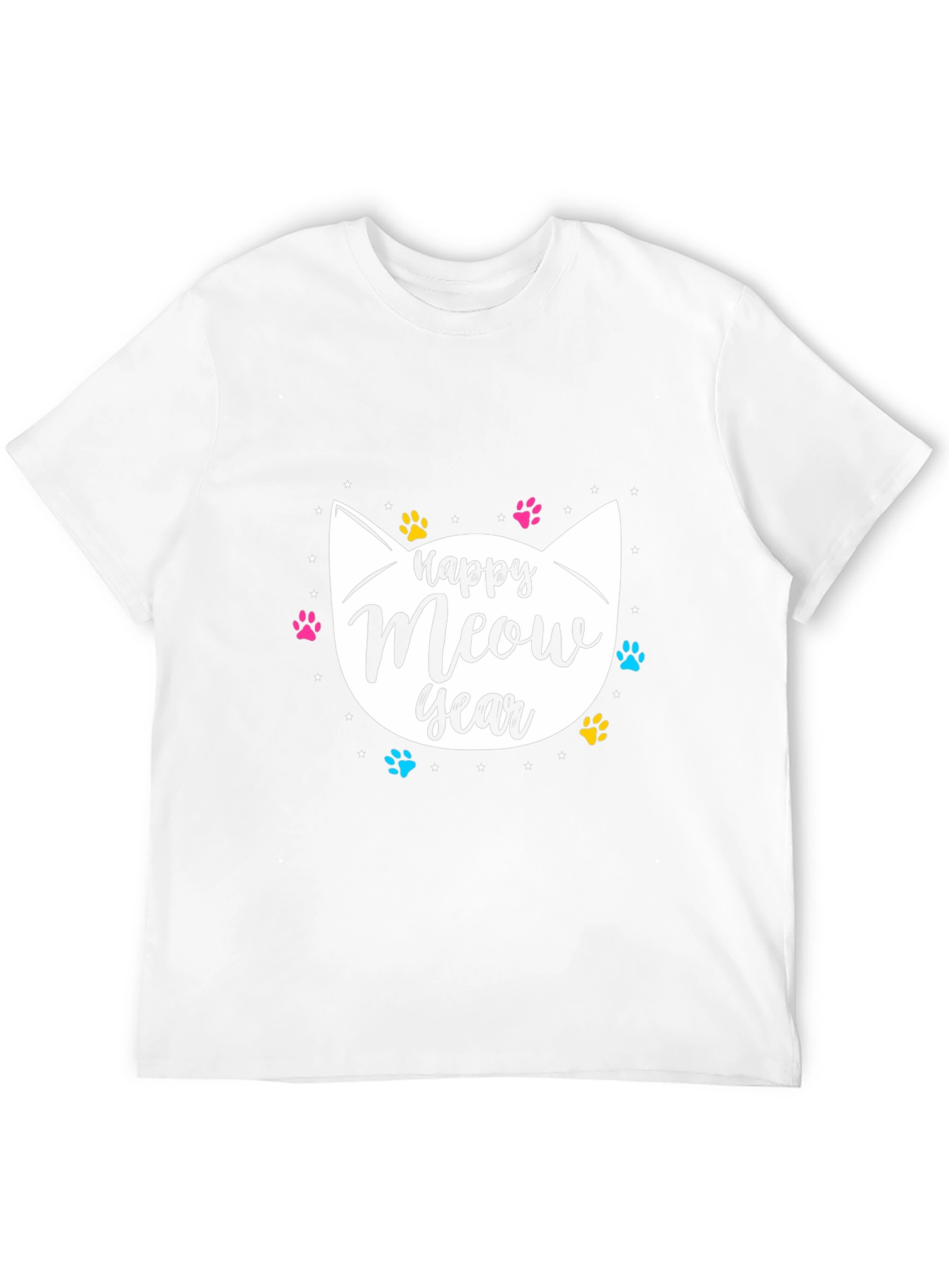 Happy Meow Year Cat T-Shirt