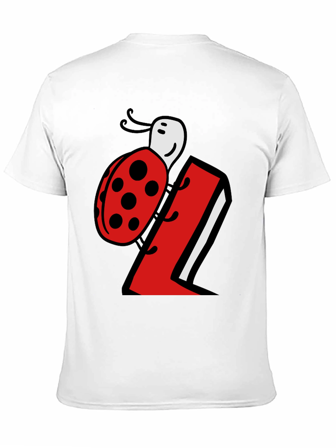 Ladybug Number 1 Black T-Shirt