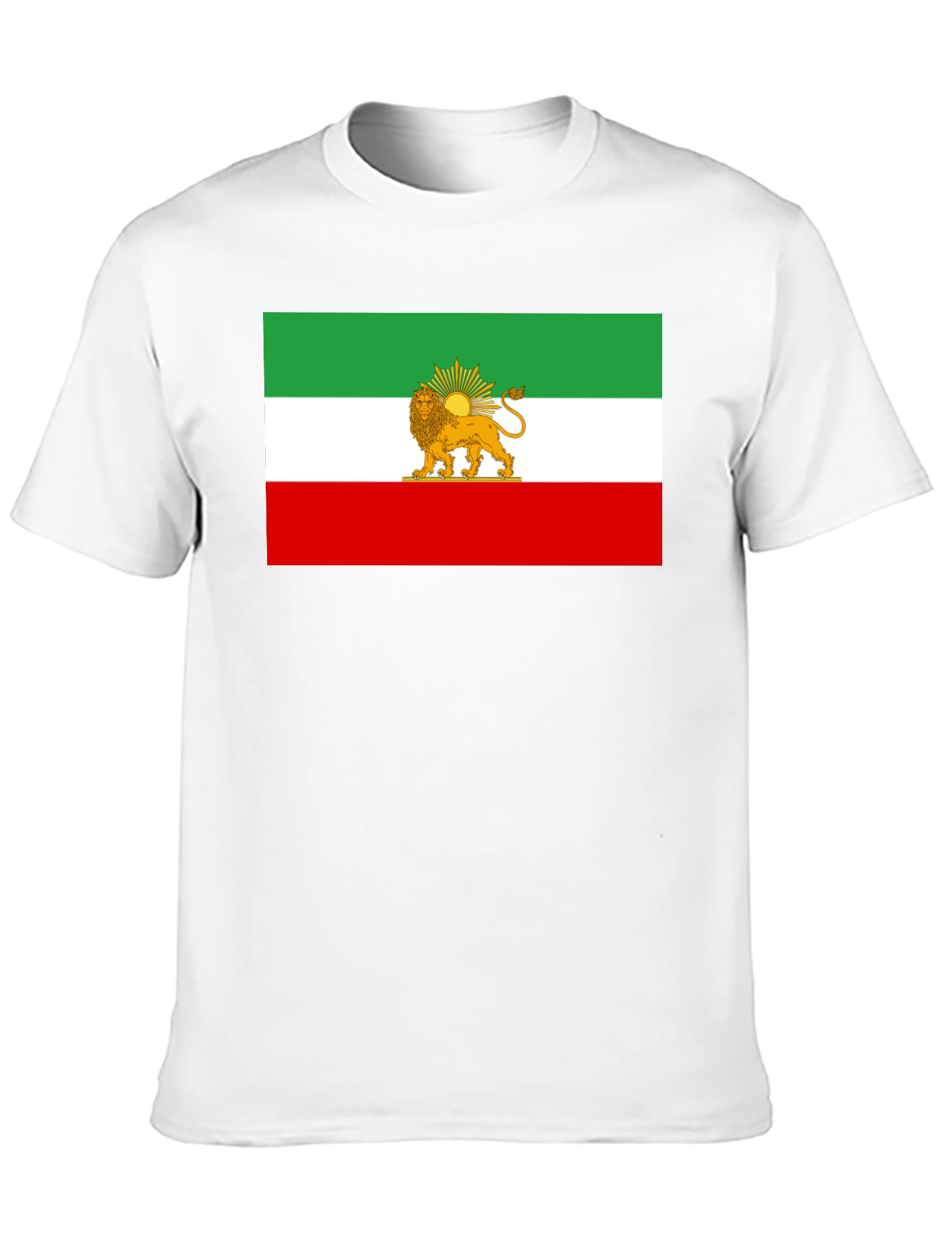 Iran Flag Lion & Sun Graphic Tee