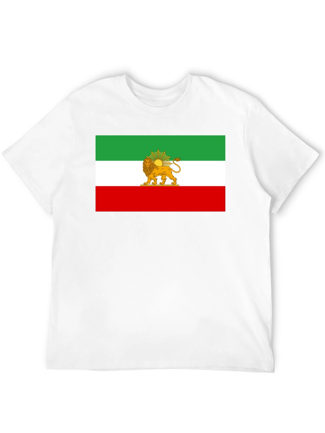 Iran Flag Lion & Sun Graphic Tee