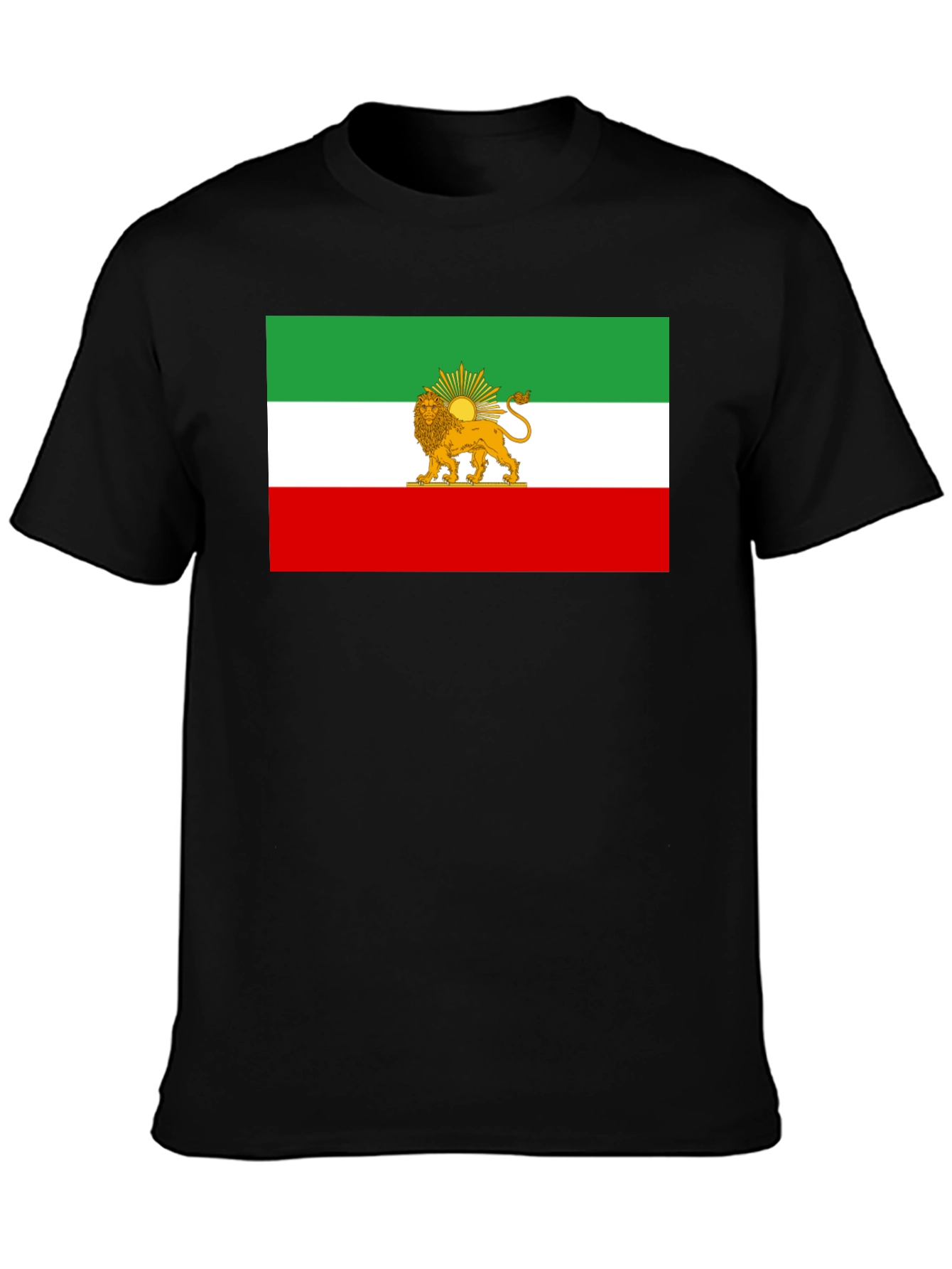 Iran Flag Lion & Sun Graphic Tee