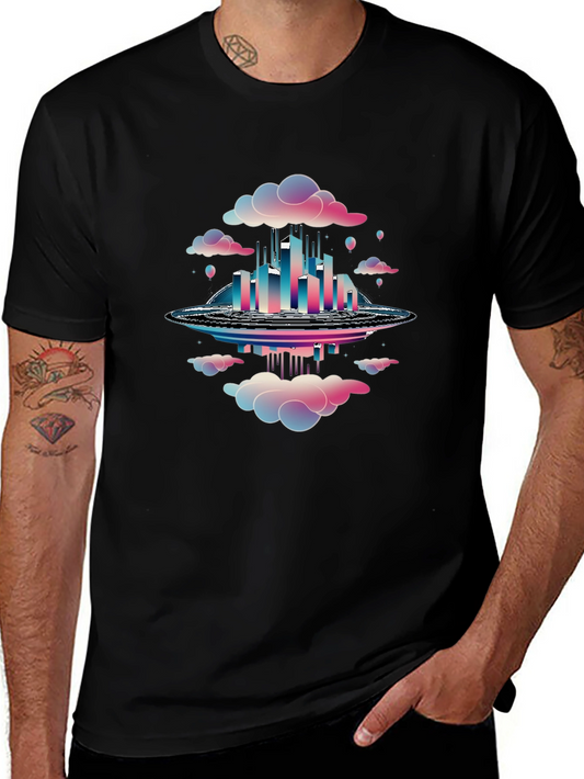 Cloud City Graphic Tee - Black
