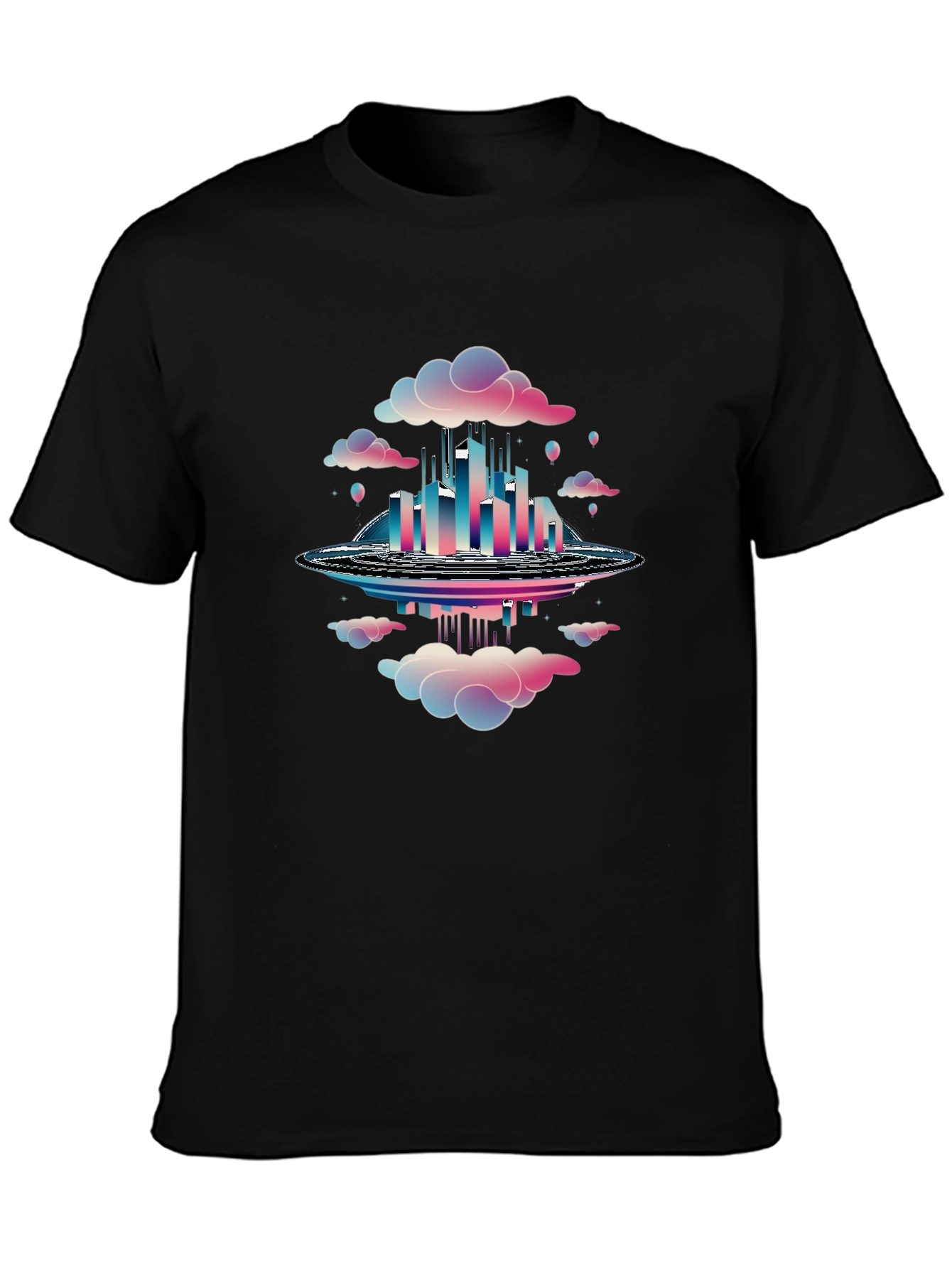 Cloud City Graphic Tee - Black