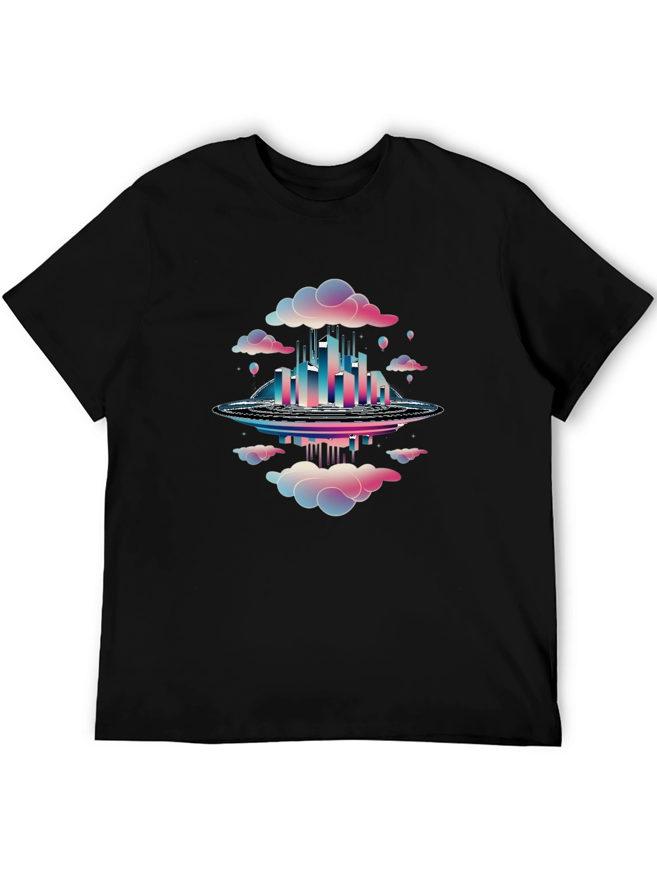 Cloud City Graphic Tee - Black