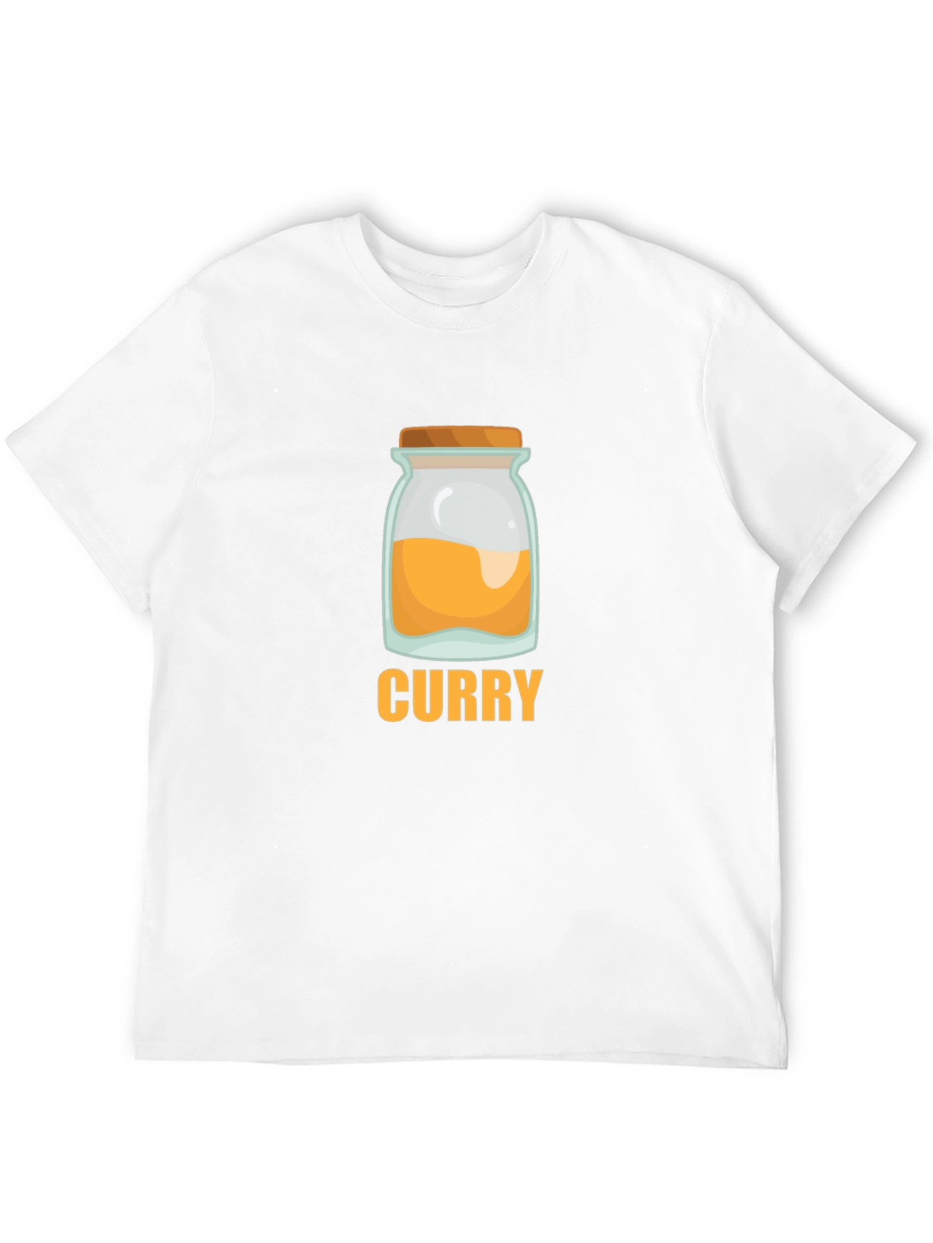 Curry Jar Graphic T-Shirt - Unique Foodie Tee