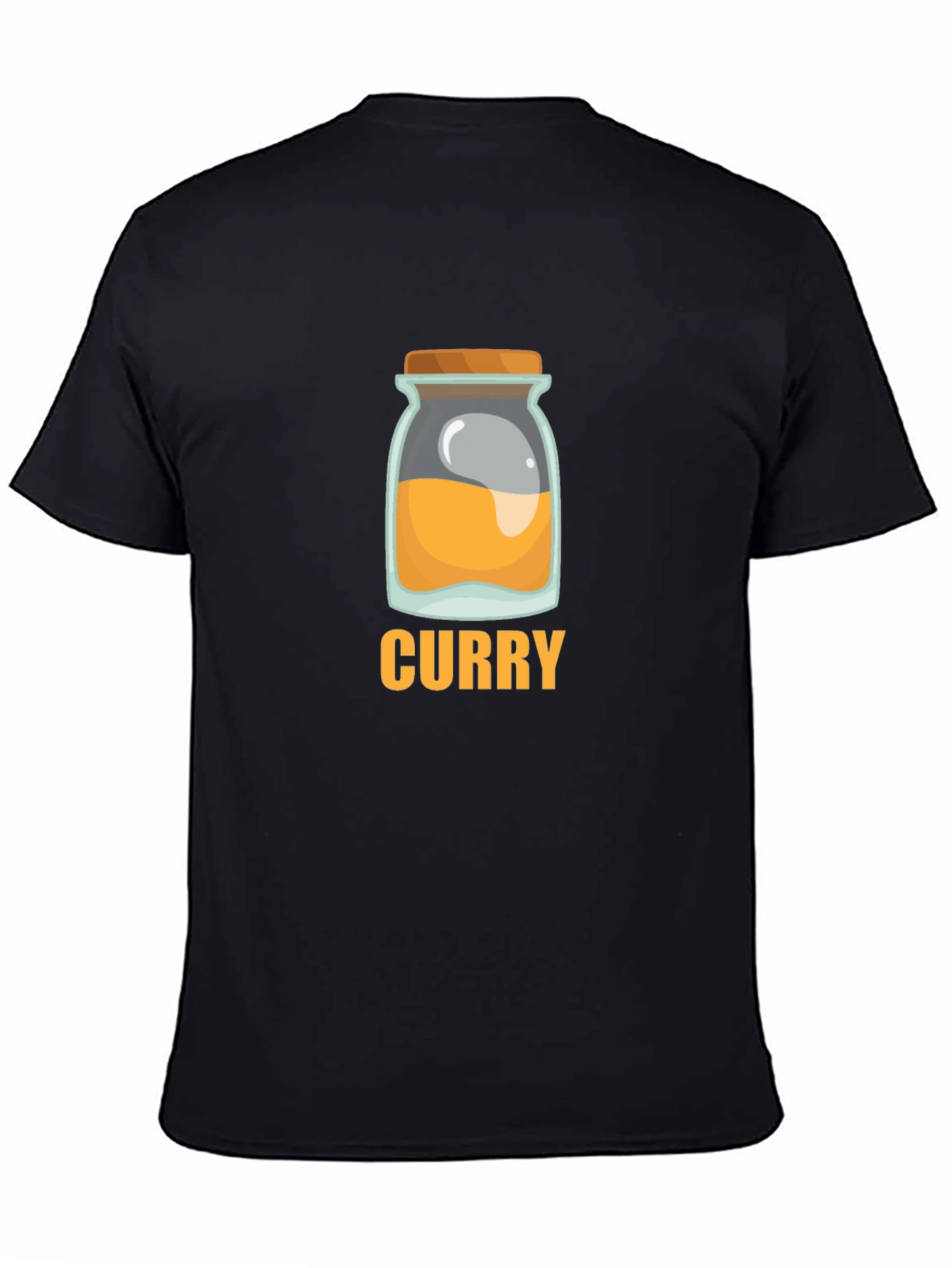 Curry Jar Graphic T-Shirt - Unique Foodie Tee