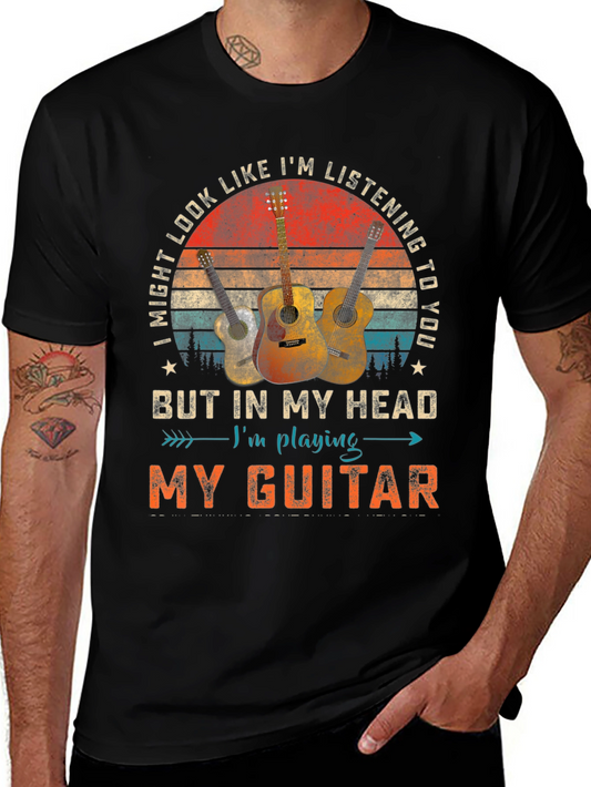 Guitar Player T-Shirt - Im Playing My Guitar