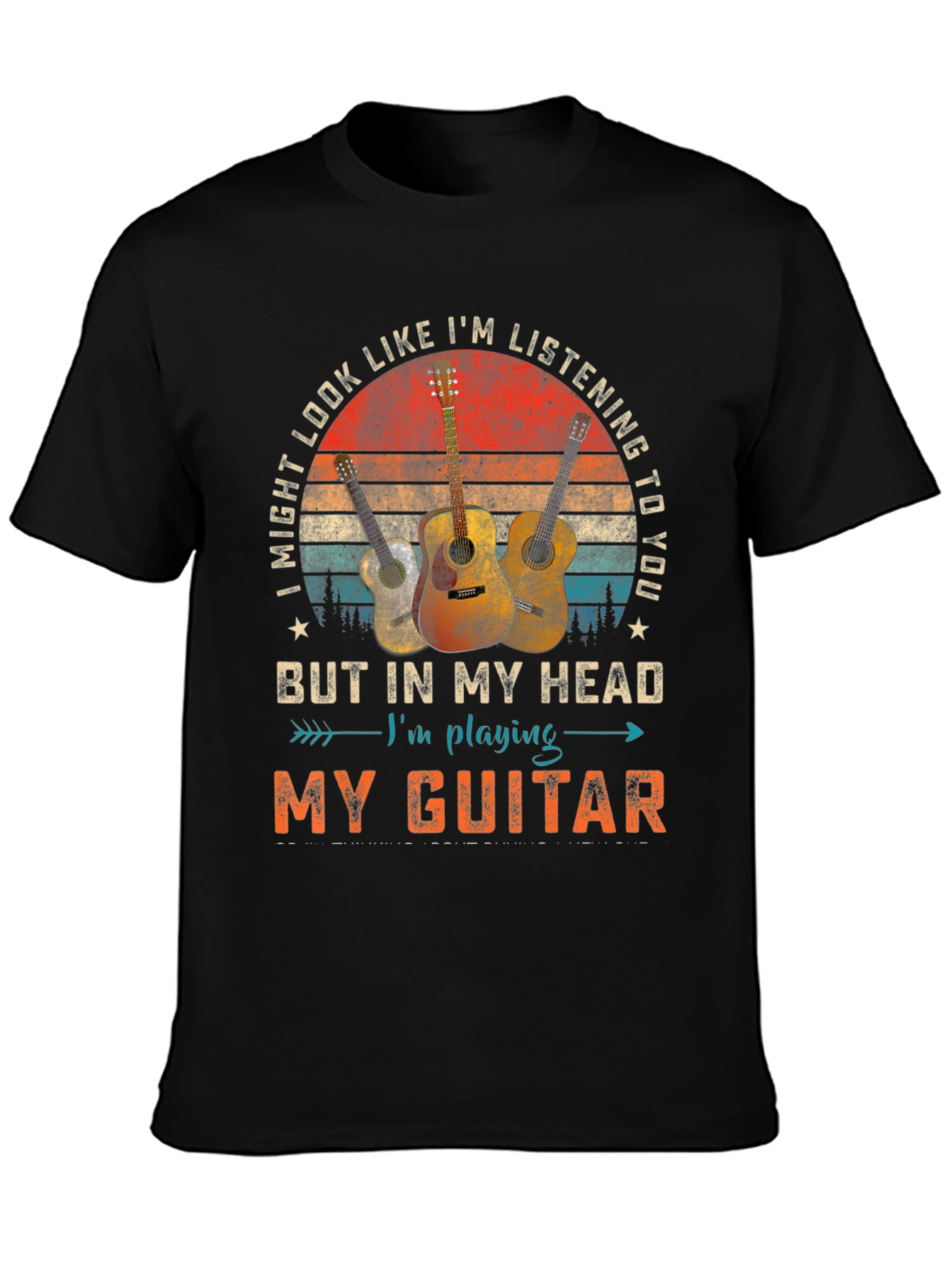 Guitar Player T-Shirt - Im Playing My Guitar