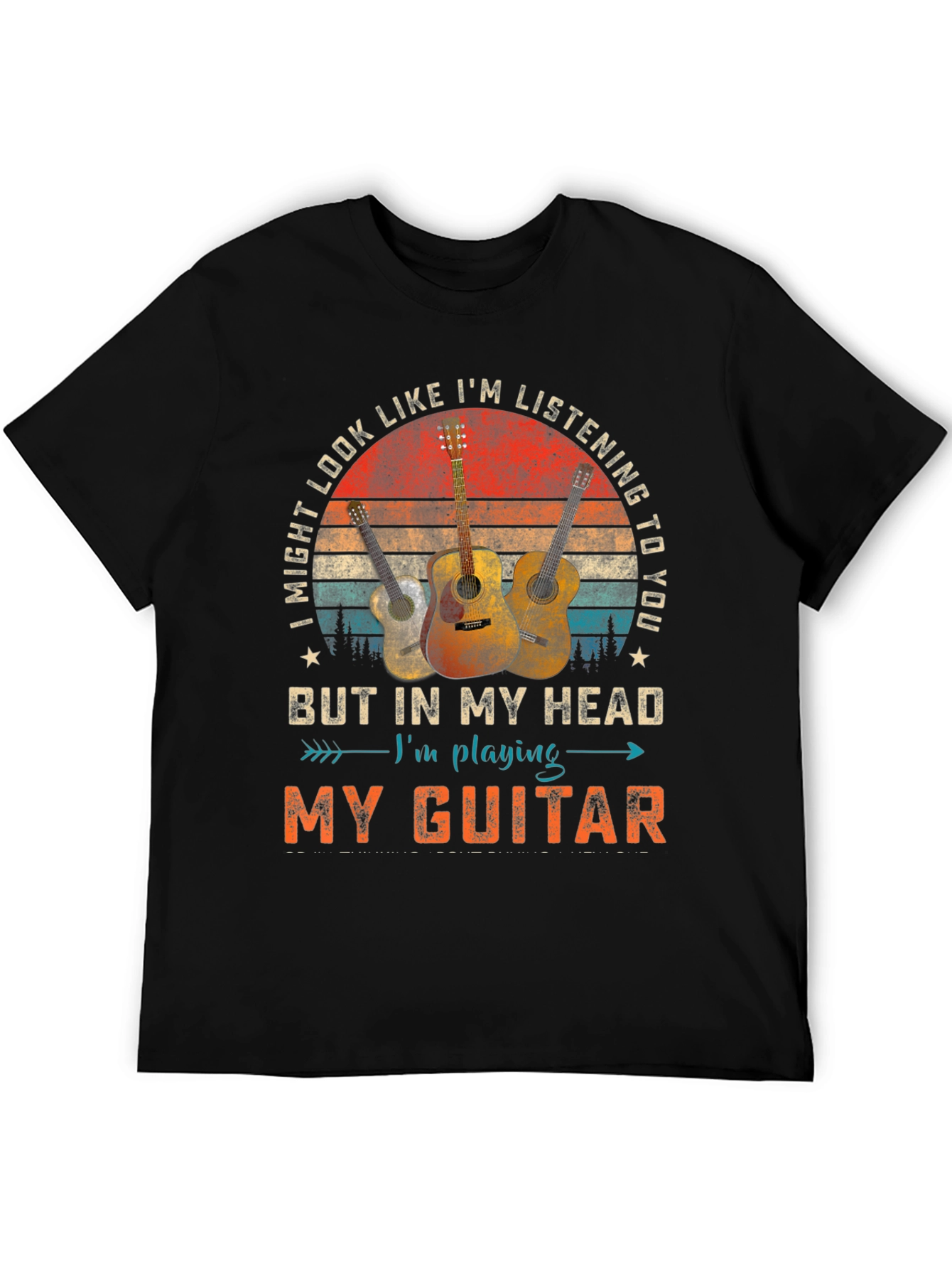 Guitar Player T-Shirt - Im Playing My Guitar