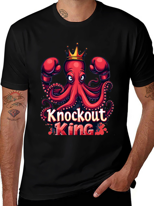 Knockout King Octopus Graphic Tee