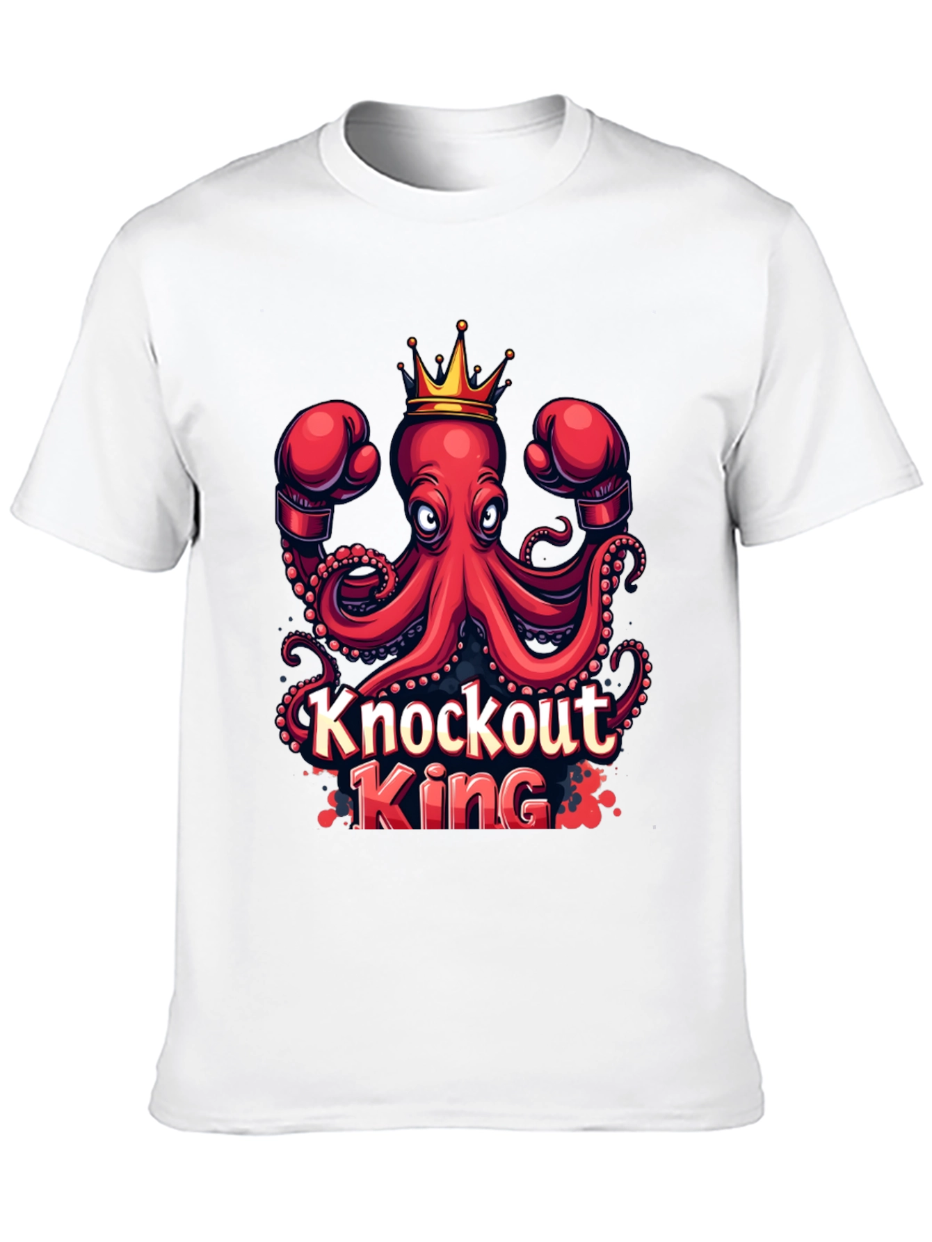 Knockout King Octopus Graphic Tee