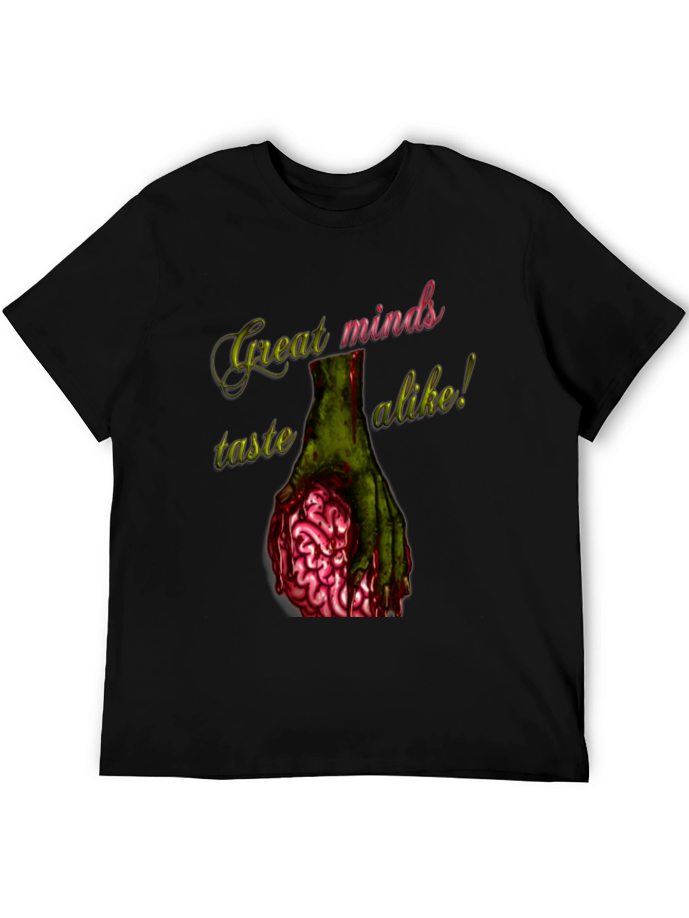 Zombie Brain T-Shirt - Great Minds Taste Alike
