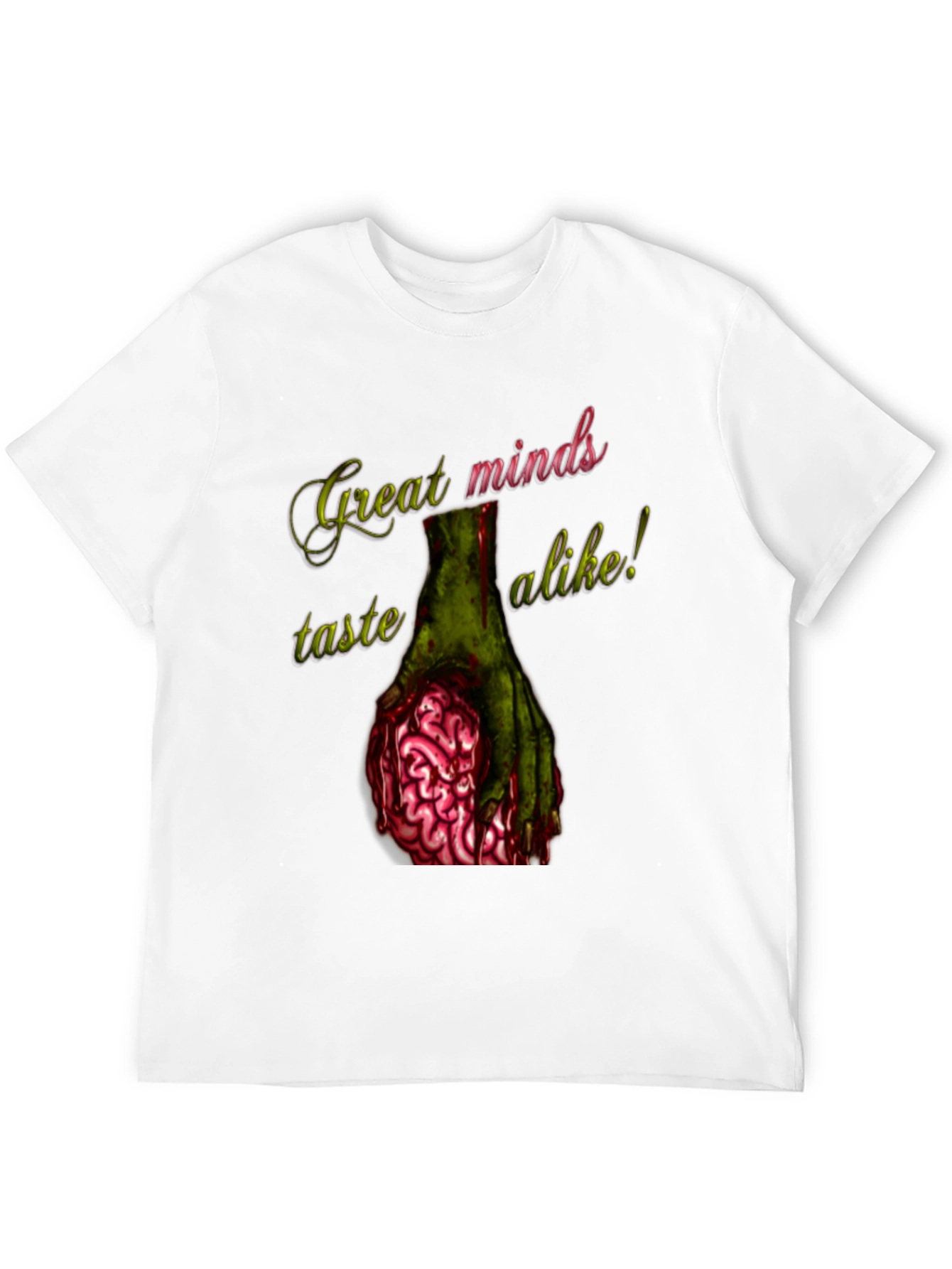 Zombie Brain T-Shirt - Great Minds Taste Alike