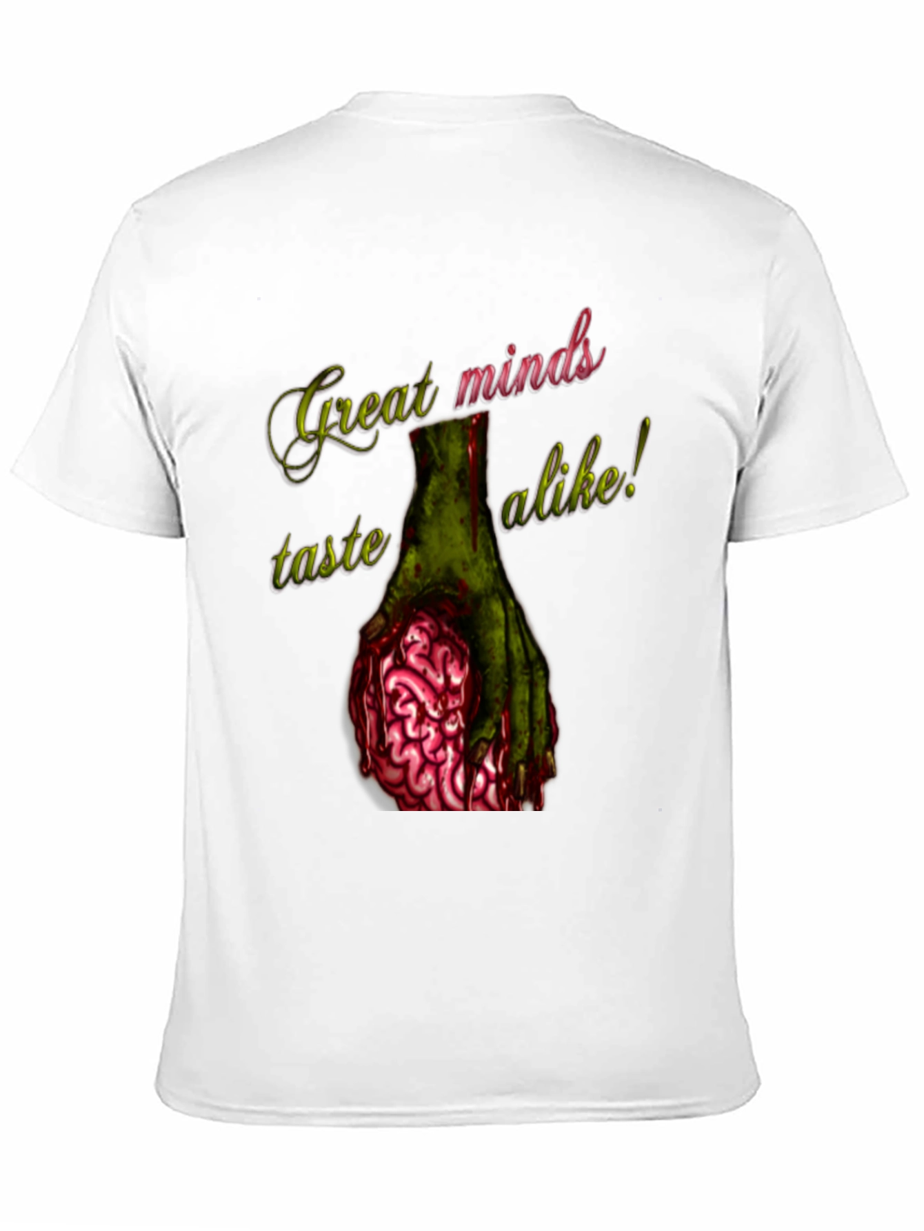 Zombie Brain T-Shirt - Great Minds Taste Alike