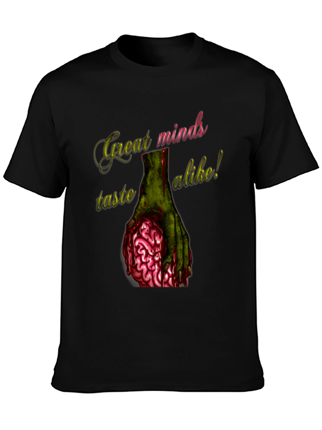 Zombie Brain T-Shirt - Great Minds Taste Alike