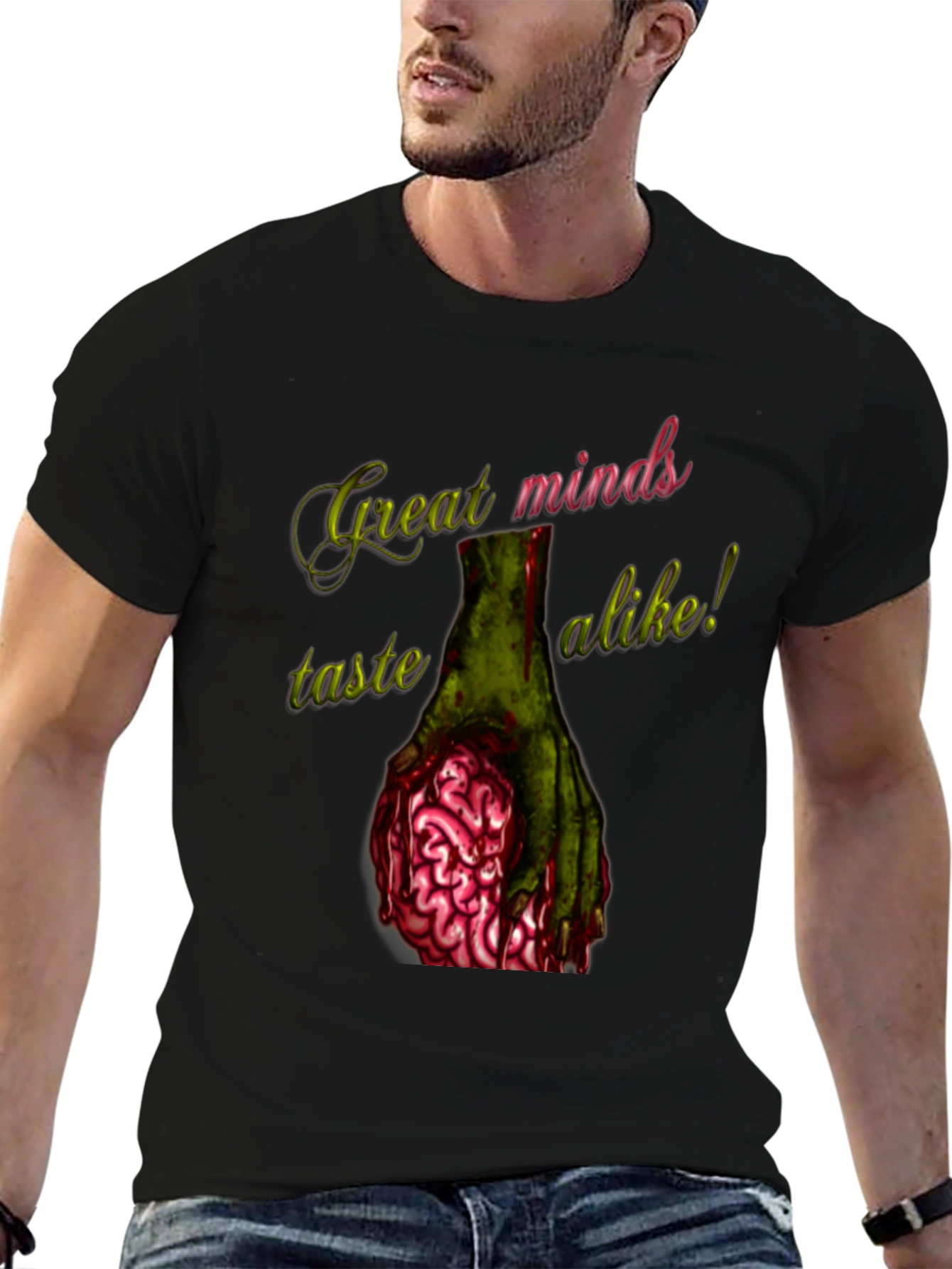 Zombie Brain T-Shirt - Great Minds Taste Alike
