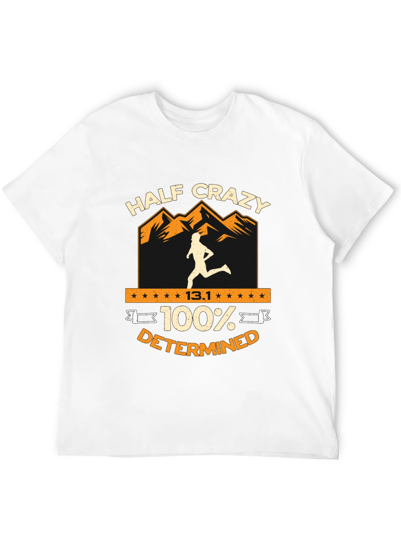 Half Crazy Marathoner Graphic Tee