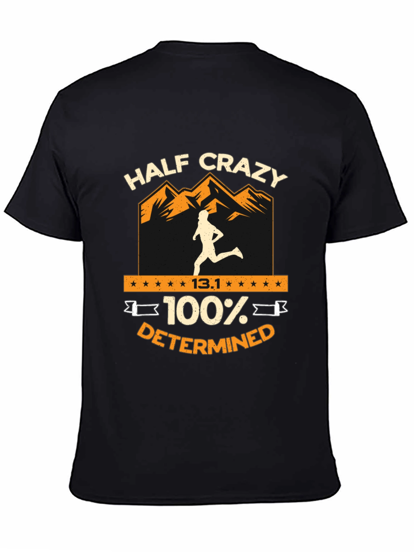 Half Crazy Marathoner Graphic Tee