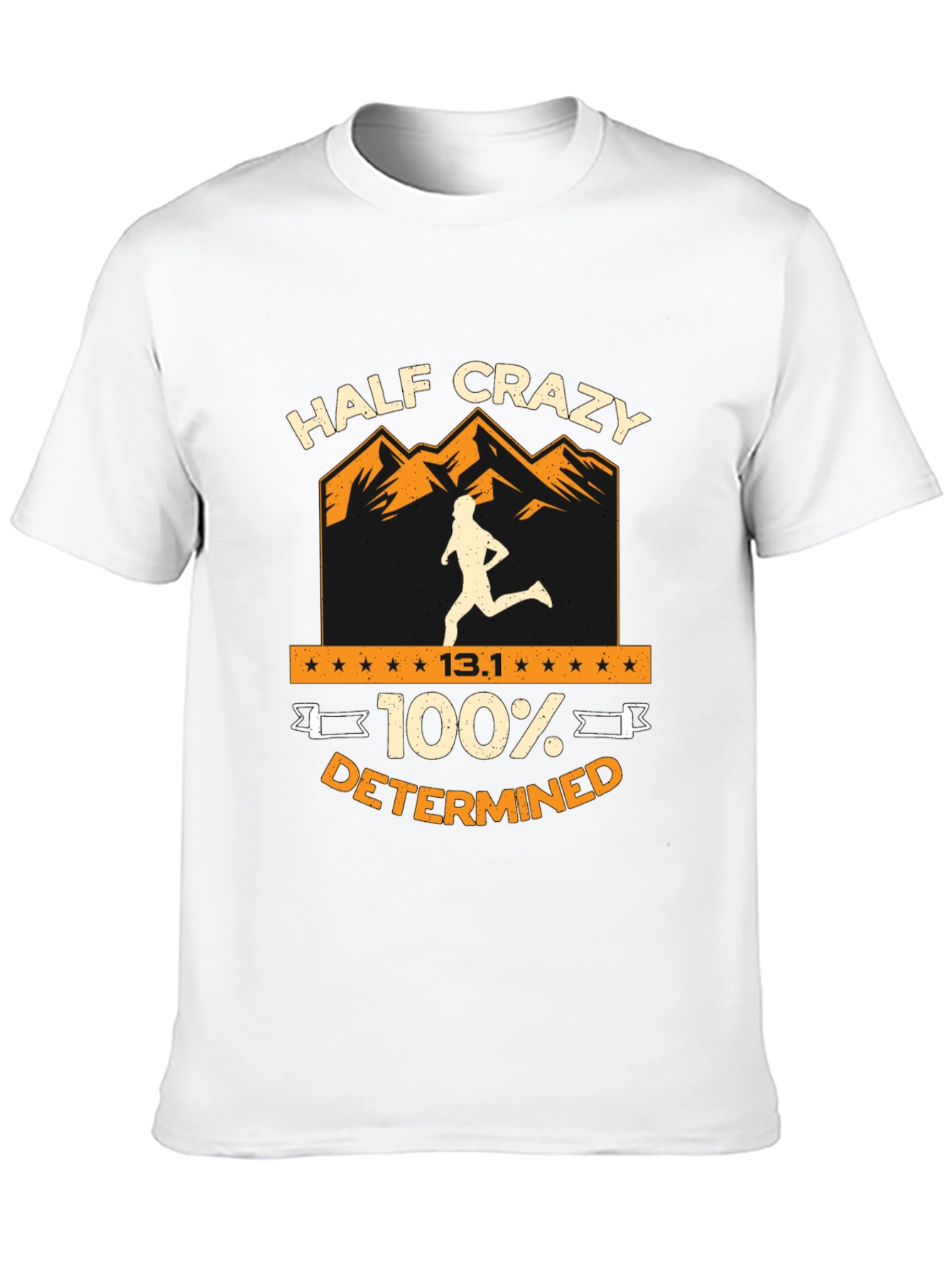 Half Crazy Marathoner Graphic Tee