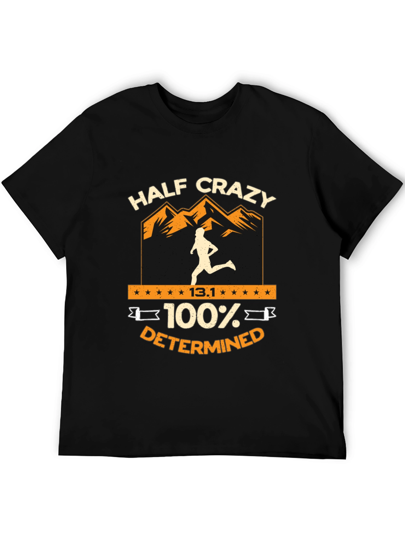 Half Crazy Marathoner Graphic Tee