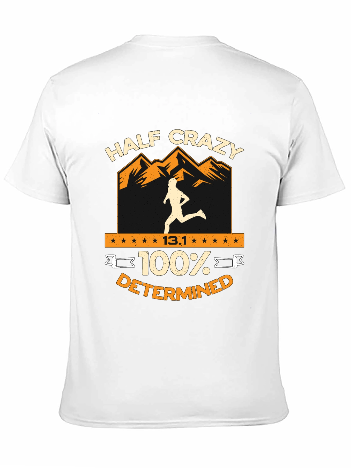 Half Crazy Marathoner Graphic Tee
