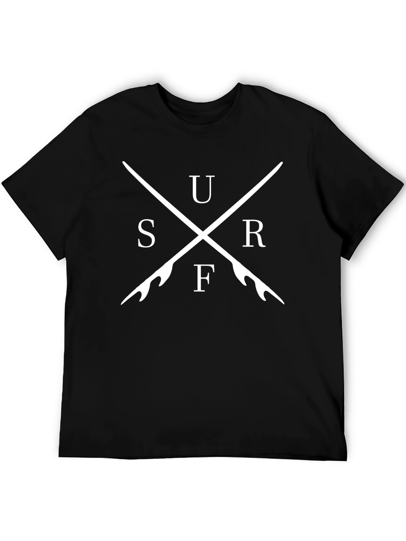 Surfboard Cross T-Shirt - Stylish Graphic Tee