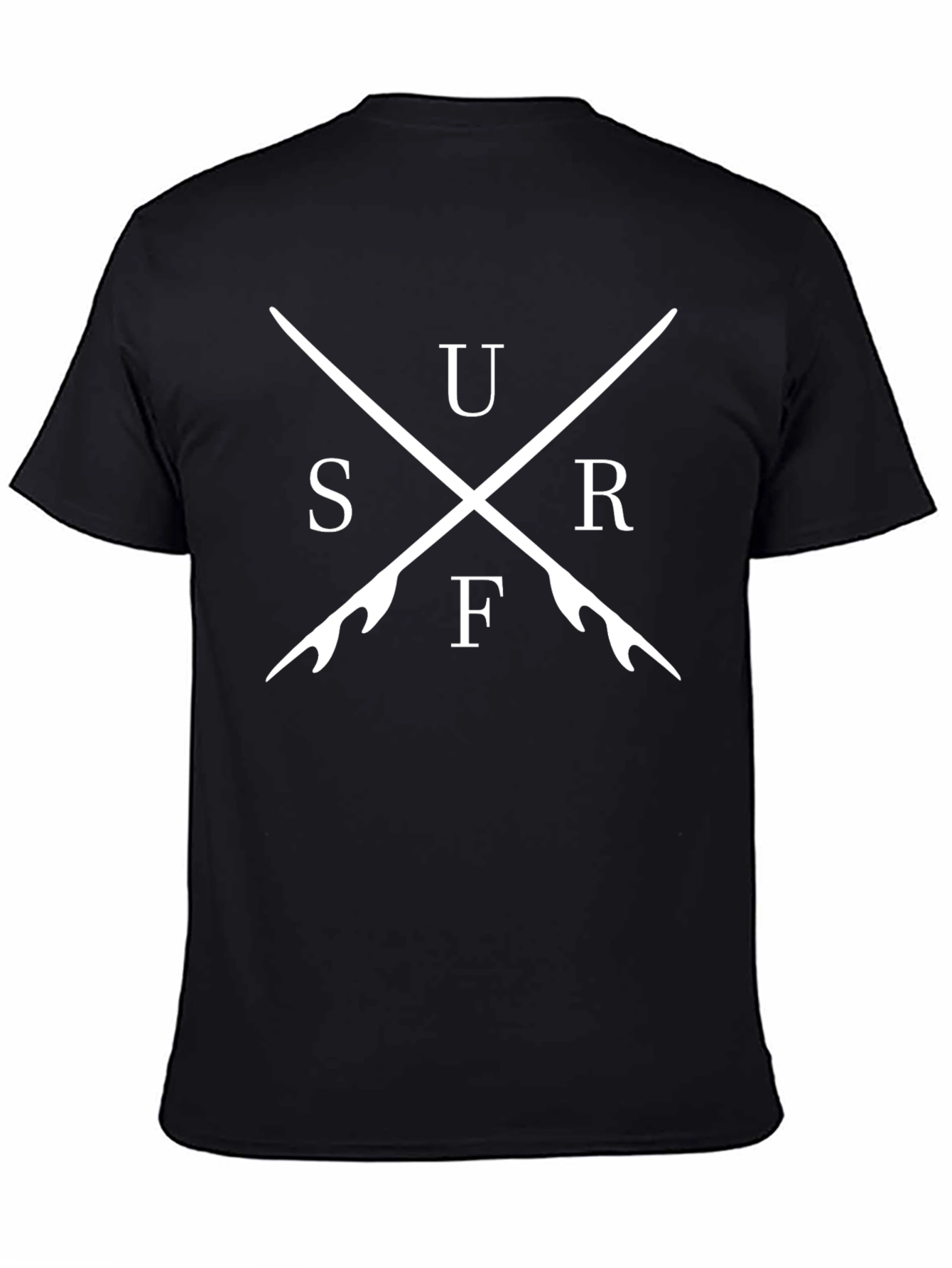 Surfboard Cross T-Shirt - Stylish Graphic Tee