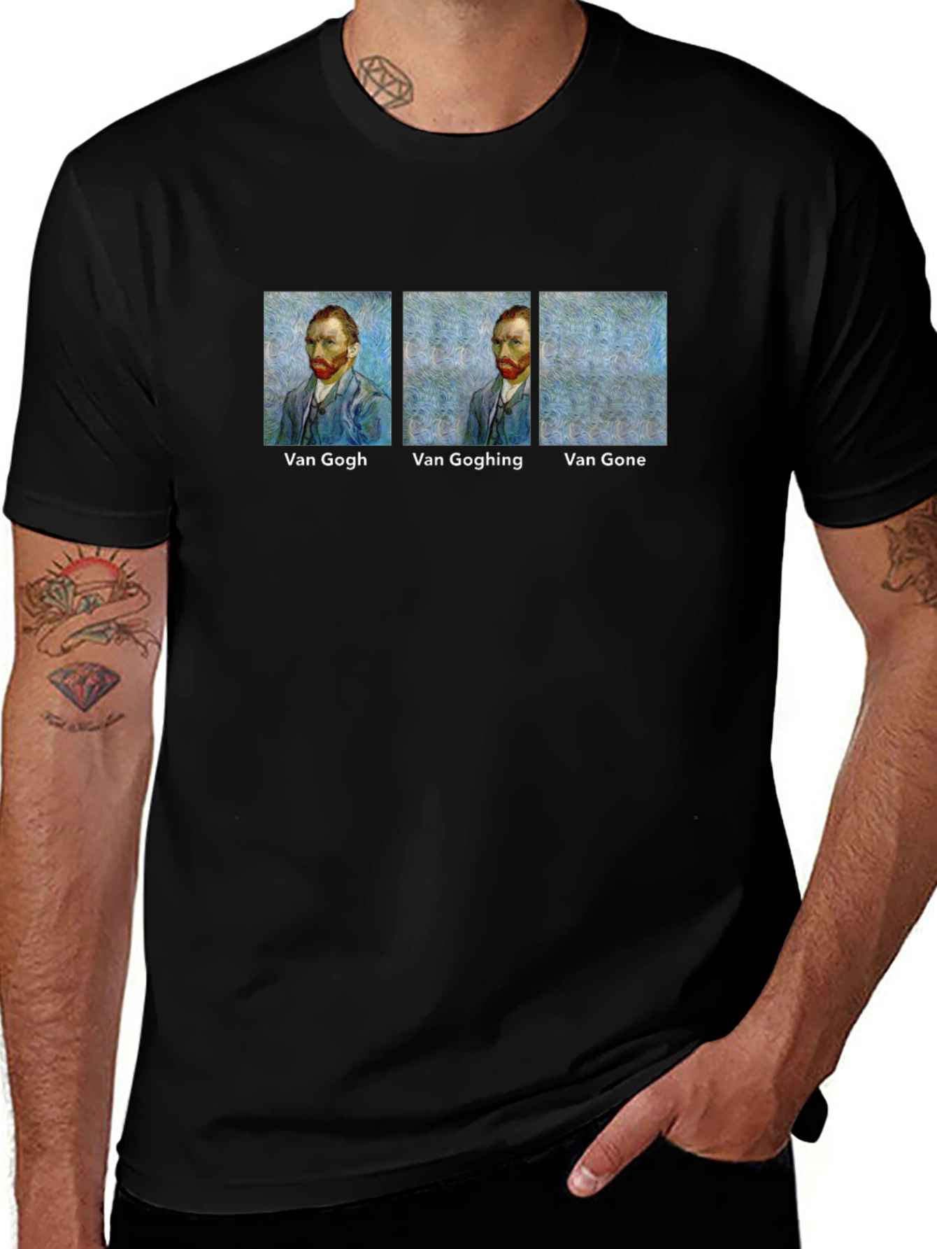 Van Gogh Humor T-Shirt - Art Lover Tee
