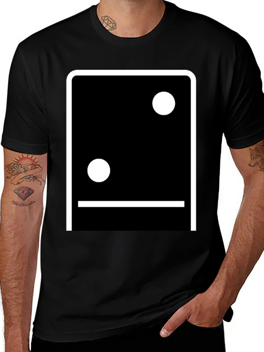 Minimalist Domino Inspired Graphic T-Shirt