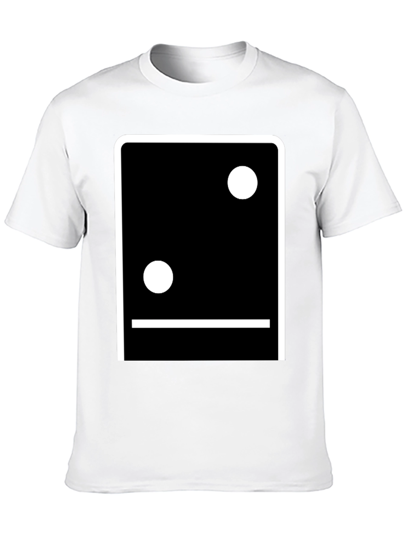 Minimalist Domino Inspired Graphic T-Shirt