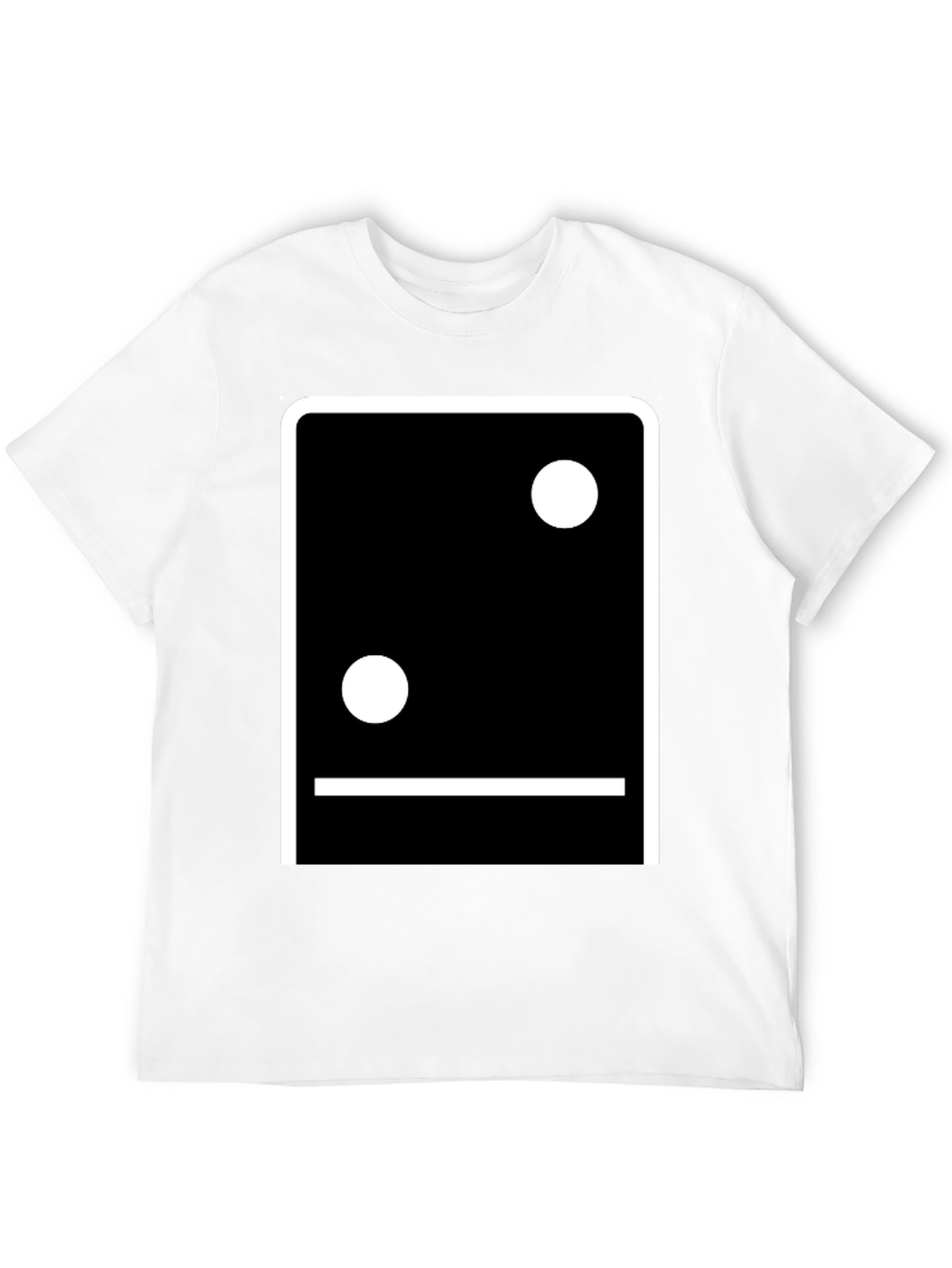 Minimalist Domino Inspired Graphic T-Shirt
