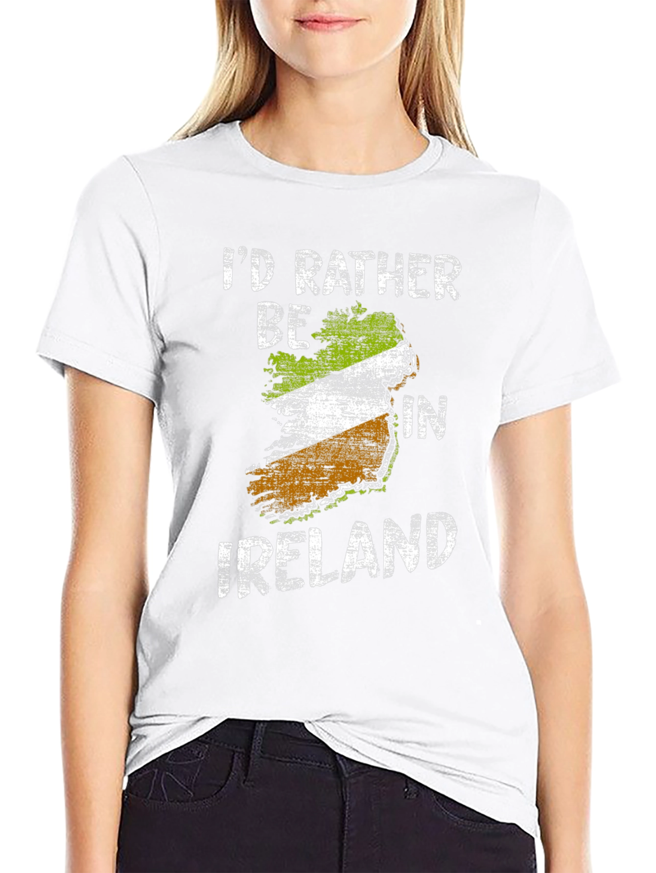 Id Rather Be In Ireland Graphic T-Shirt