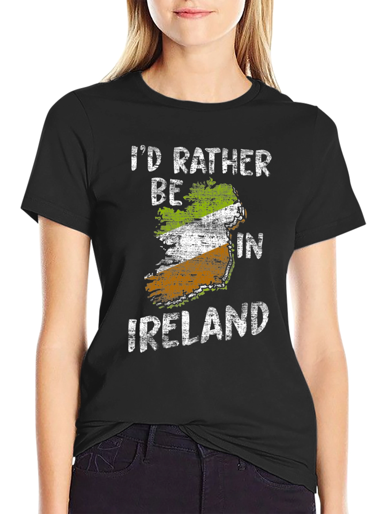 Id Rather Be In Ireland Graphic T-Shirt