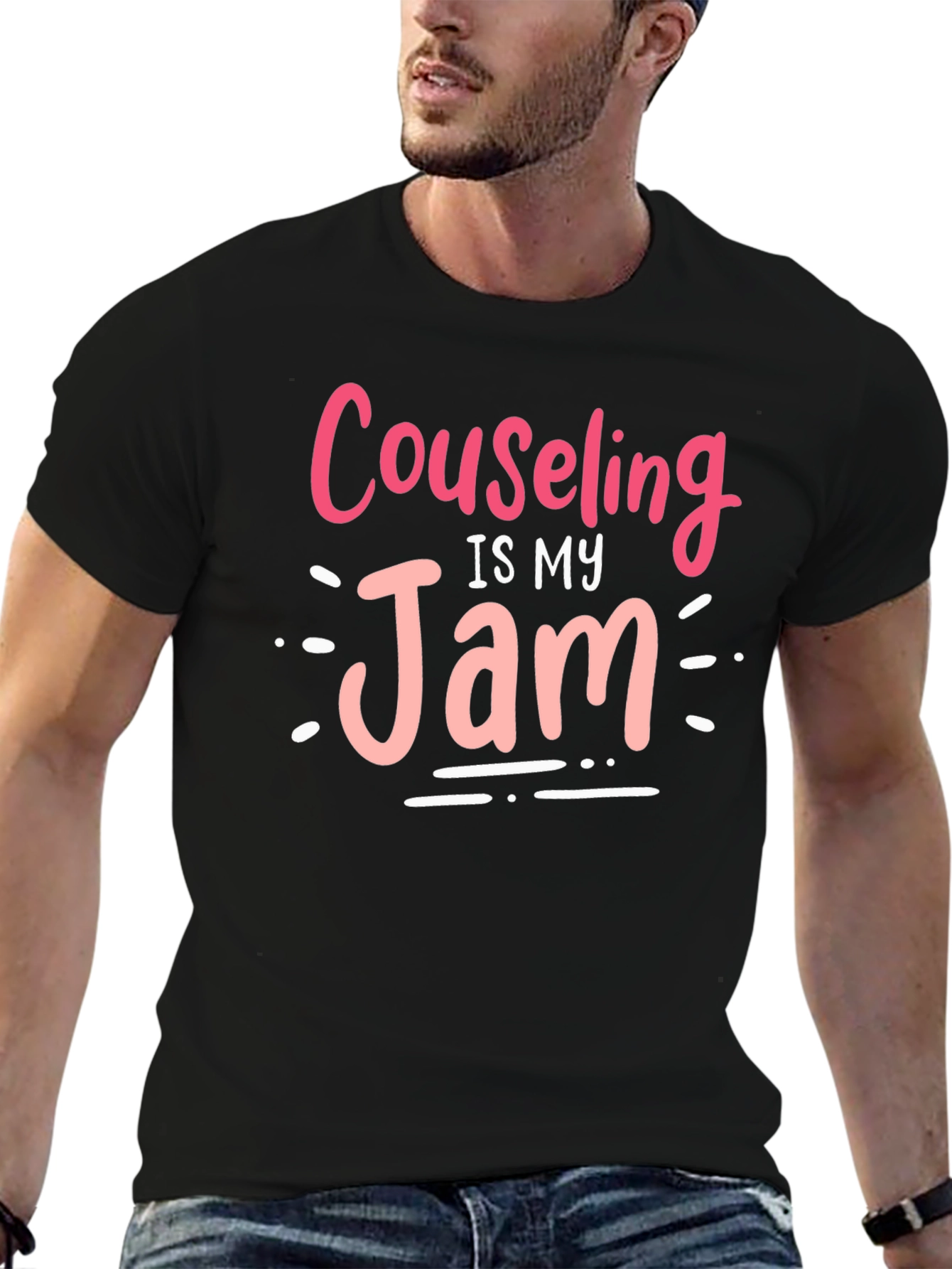 Counseling Is My Jam Tee - Black